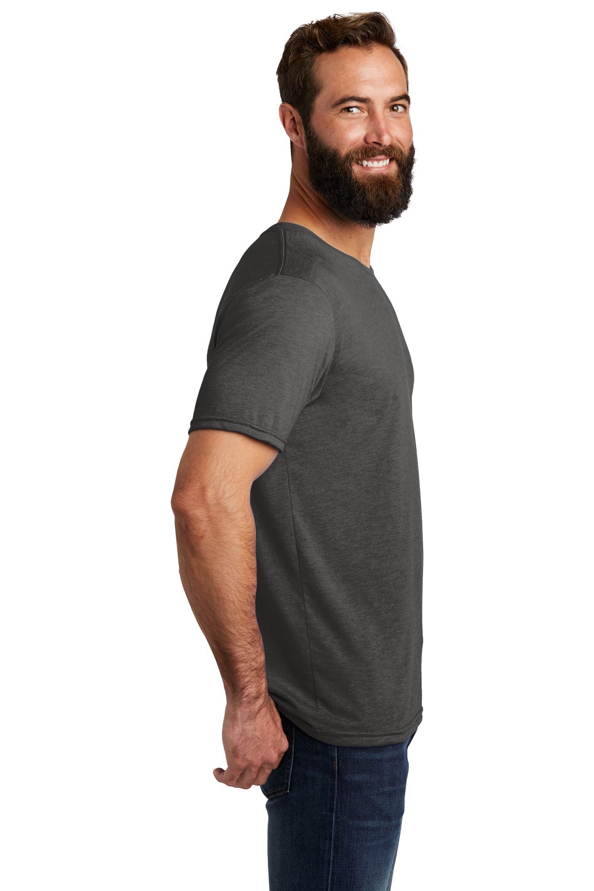 Allmade Unisex Tri-Blend Customized Tee, Space Black [AMERILODGE GROUP]