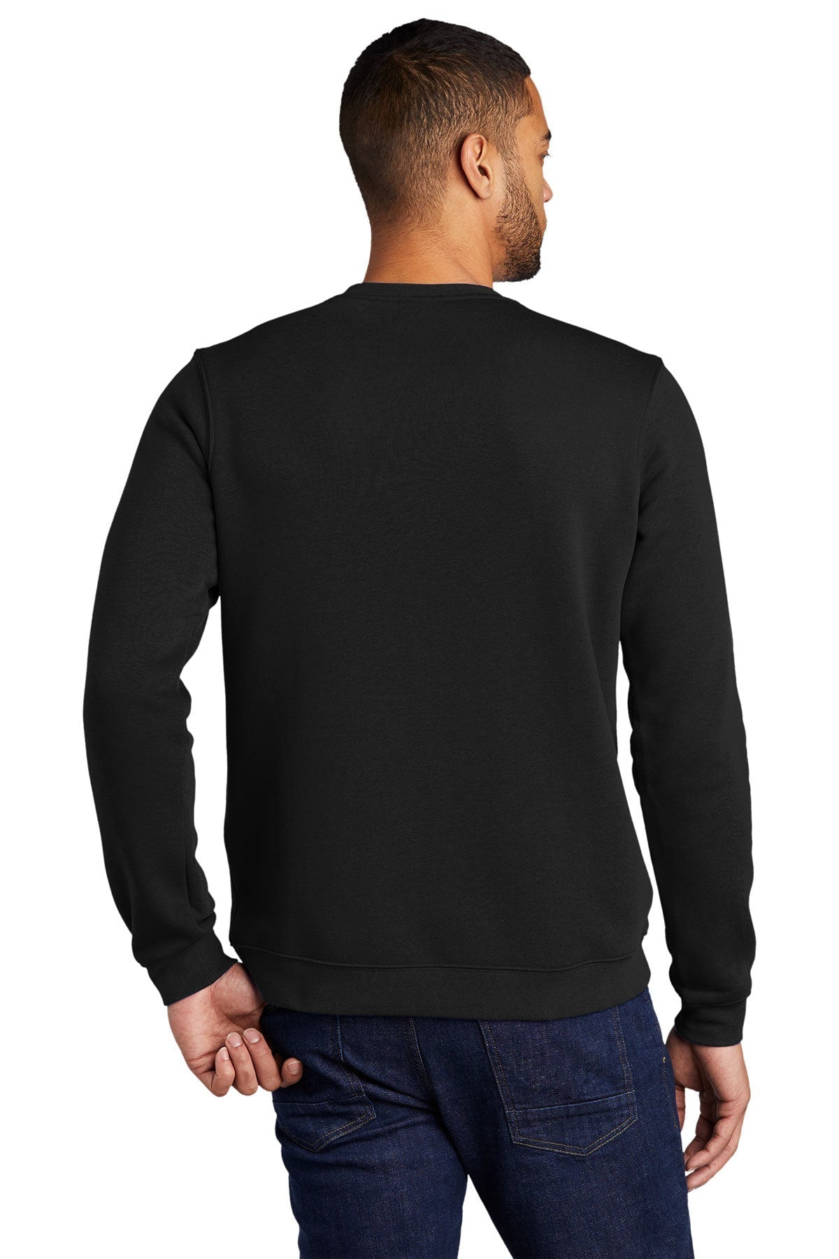 Nike Club Fleece Custom Crews, Black [Complex Structures Group]