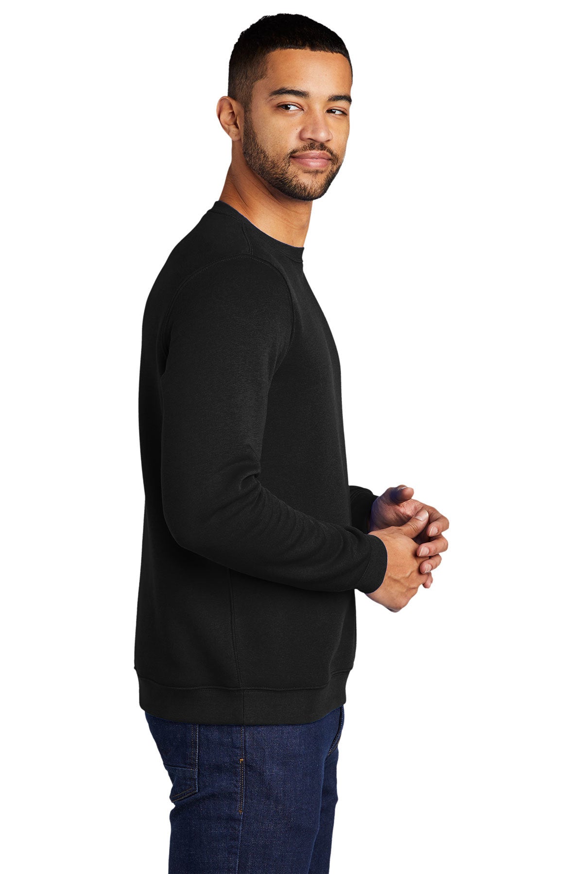 Nike Club Fleece Custom Crews, Black [Complex Structures Group]