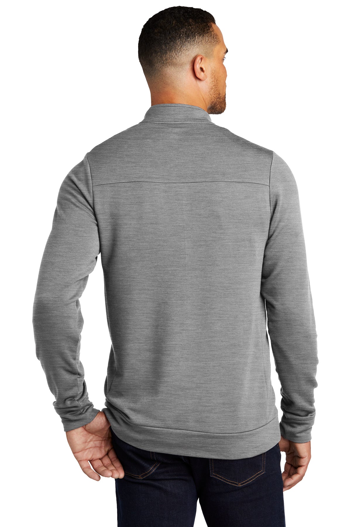 OGIO Luuma Custom Fleece Quarter Zips, Petrol Grey [Real8 Group]