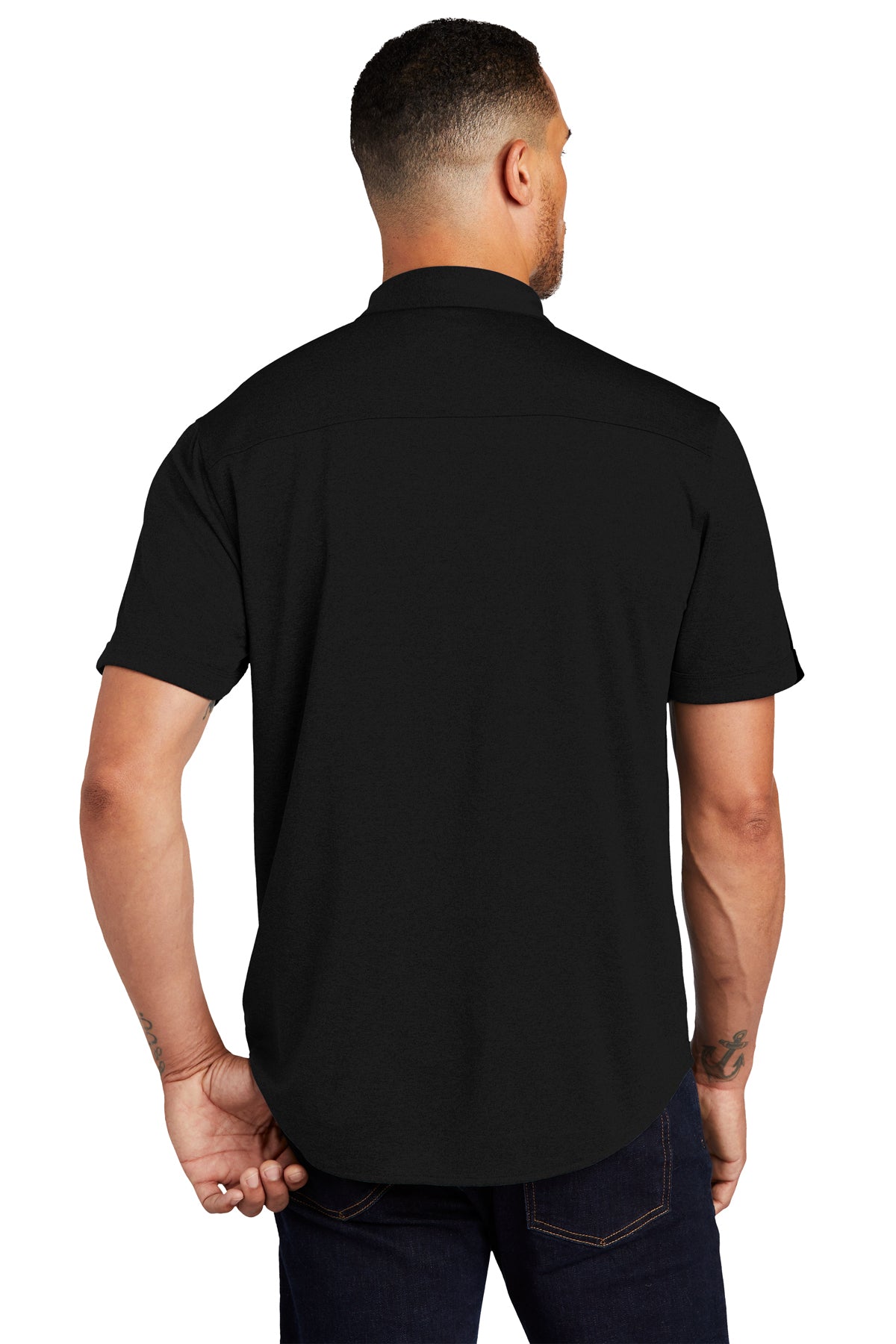 OGIO Gravitate Custom Button Down Shirts, Blacktop [Calvada Surveying Inc]