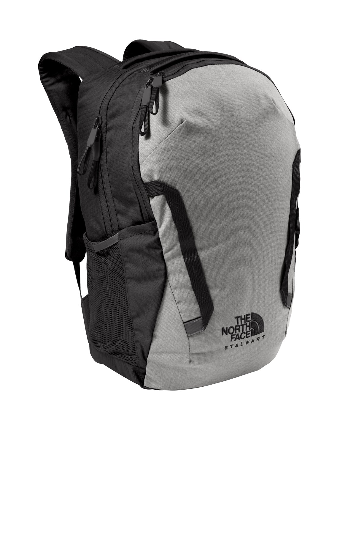 The North Face Stalwart Backpack Mid Grey Dark Heather TNF Black [Truforge Homes]