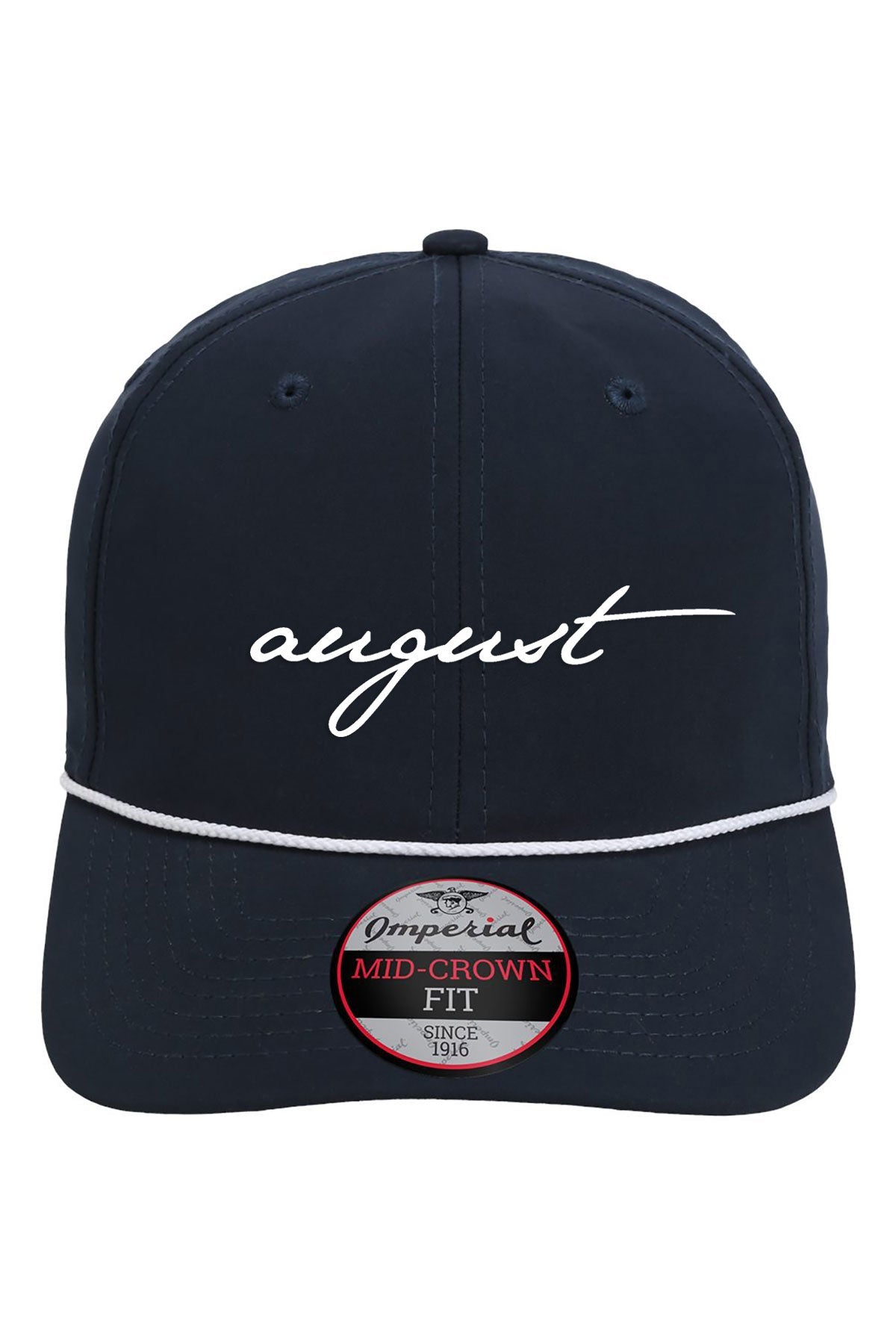 Imperial The Wingman Custom Caps, Navy/ White [August Grooming]