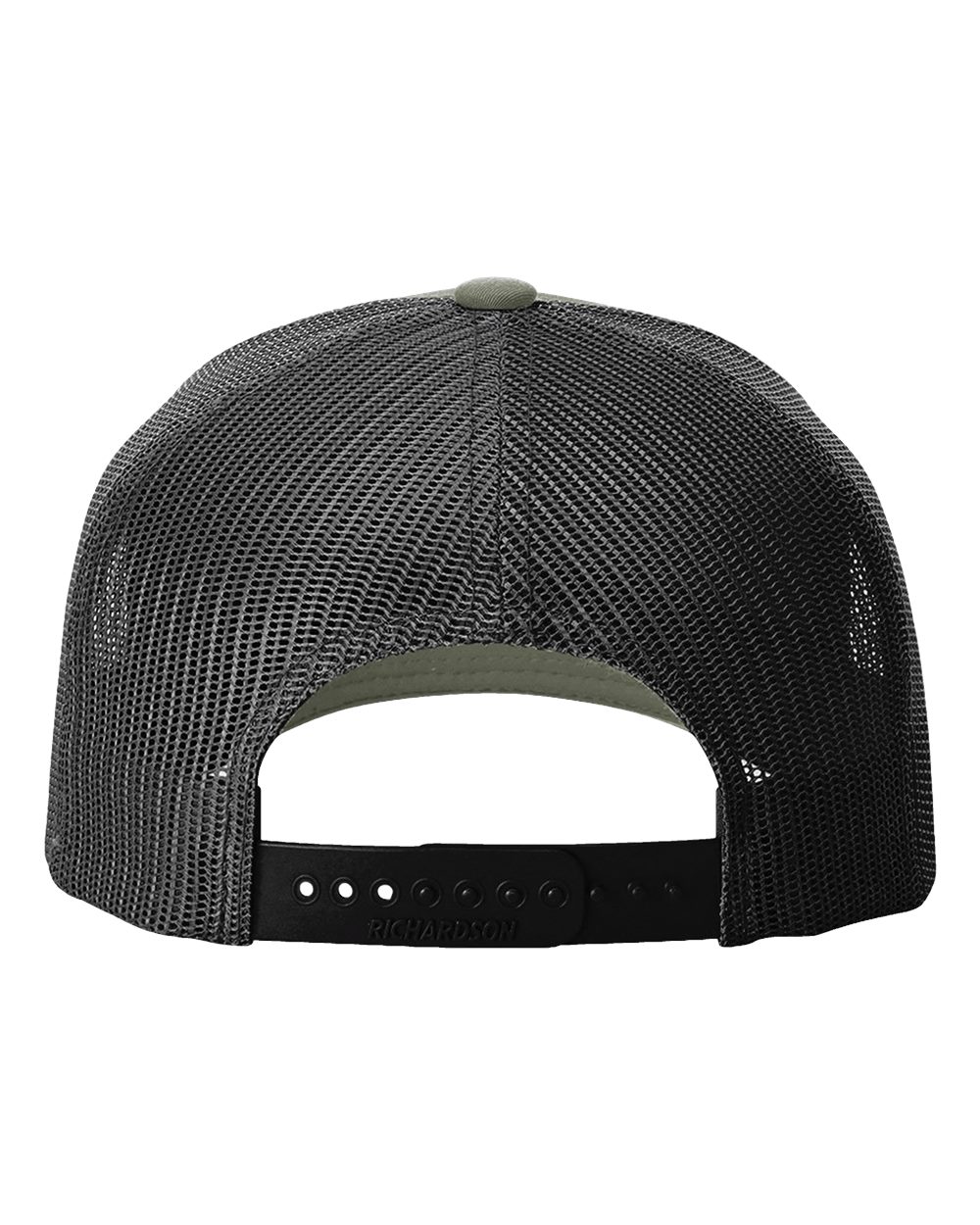 Richardson Five-Panel Custom Trucker Caps, Loden Green / Black [Infintium Inc.]