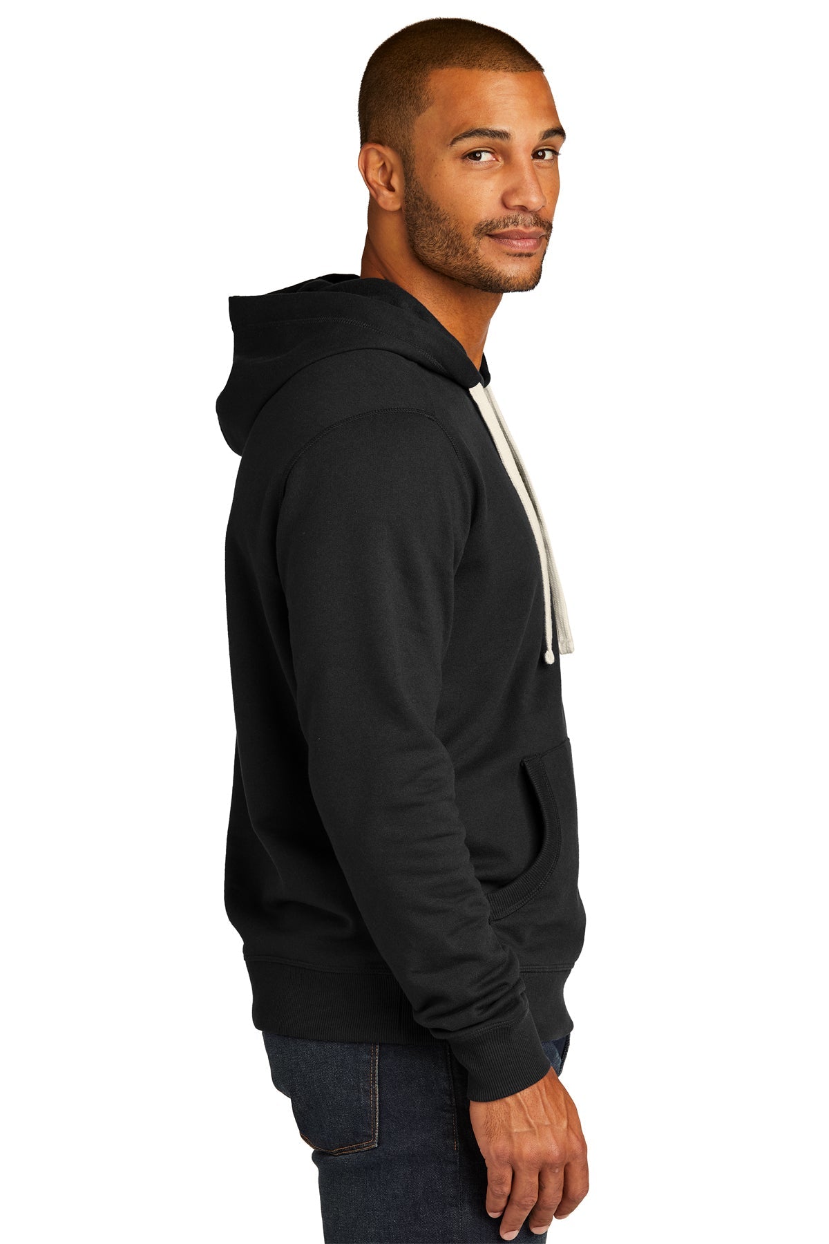 District Hoodie, Black [Black Bros Co]