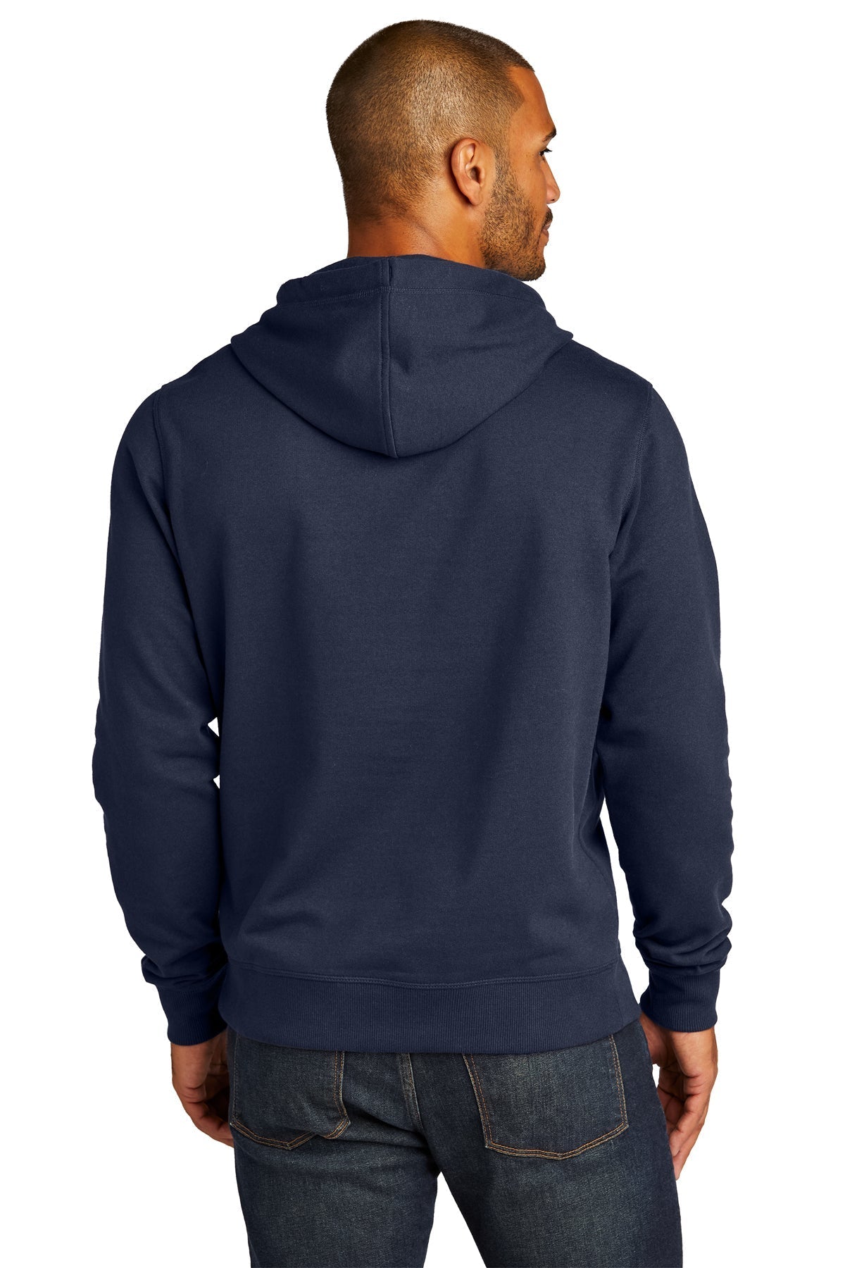 District Re-Fleece Hoodies, True Navy [Launch]