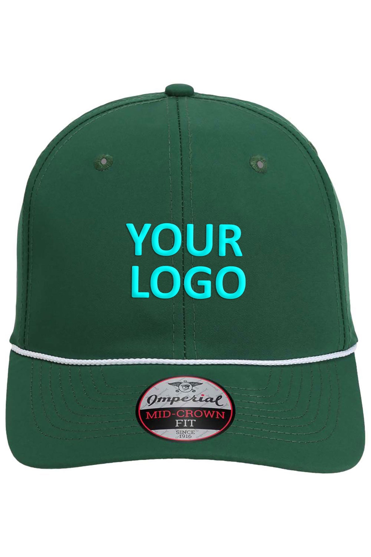 Imperial The Wingman Custom Caps, Forest/ White
