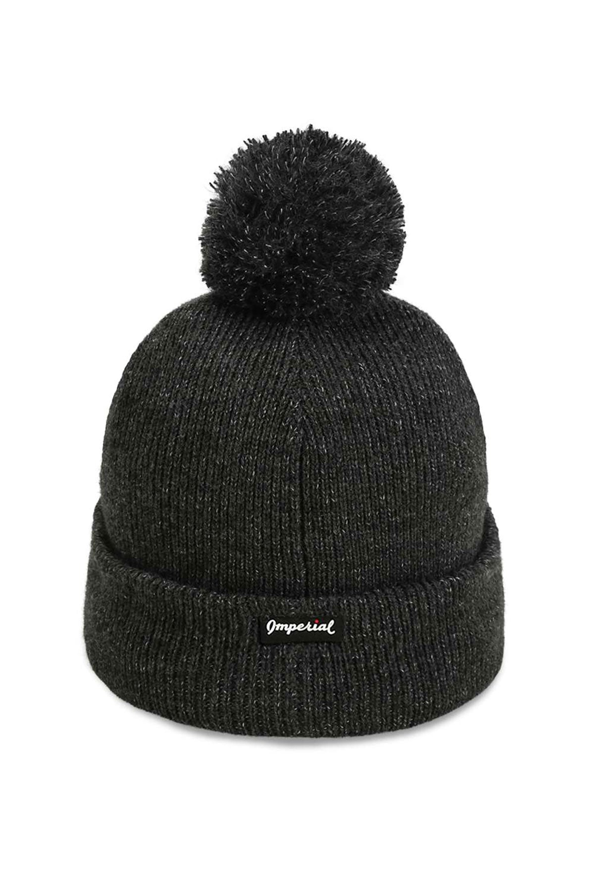 Imperial The Mammoth Cuffed Custom Beanies, Dark Grey