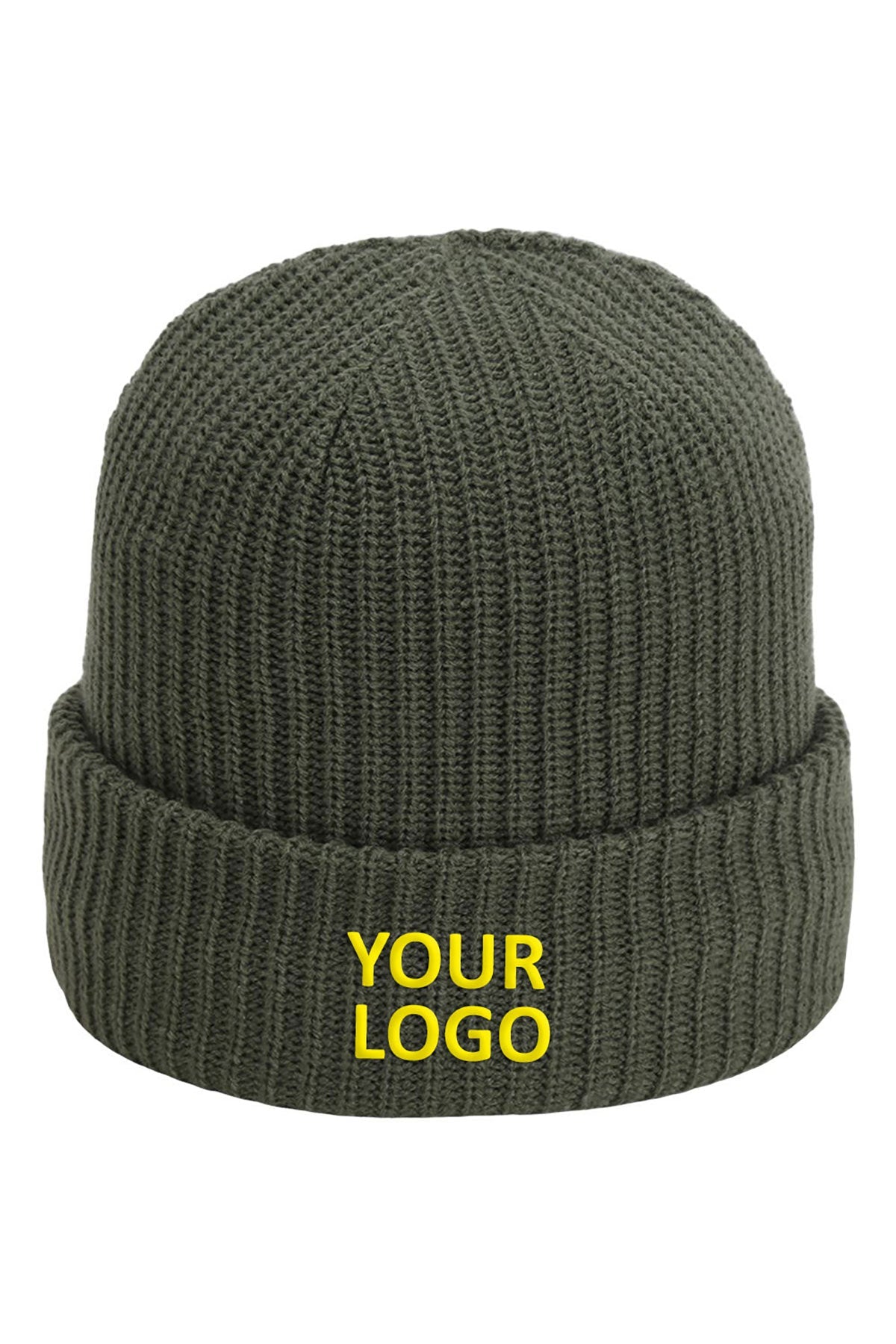 Imperial The Mogul Cuffed Custom Beanies, Earth Green