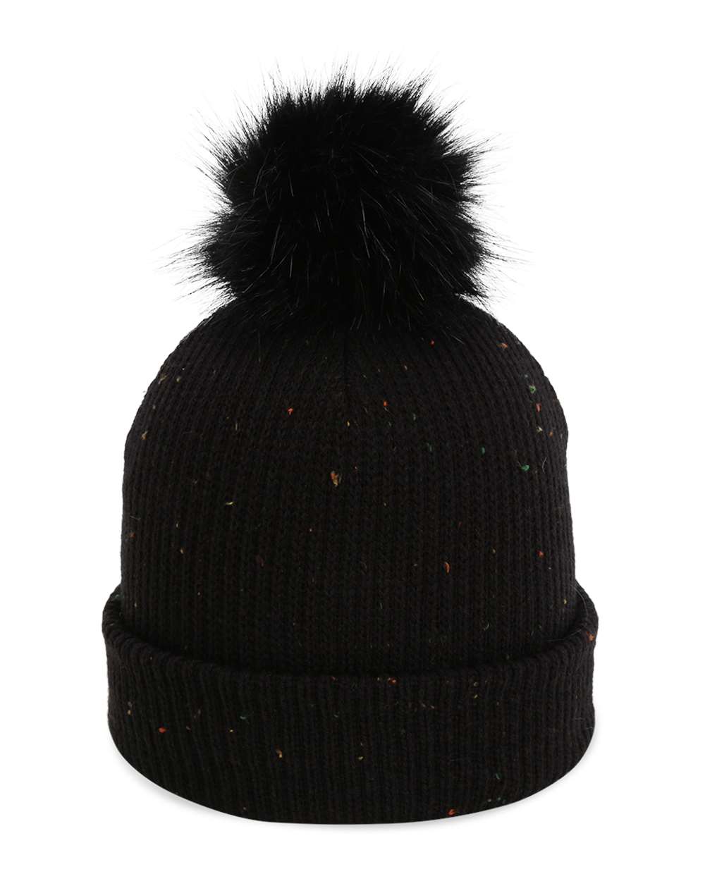 Imperial The Montage Pom Cuffed Custom Beanies, Black [The Vertex Project]