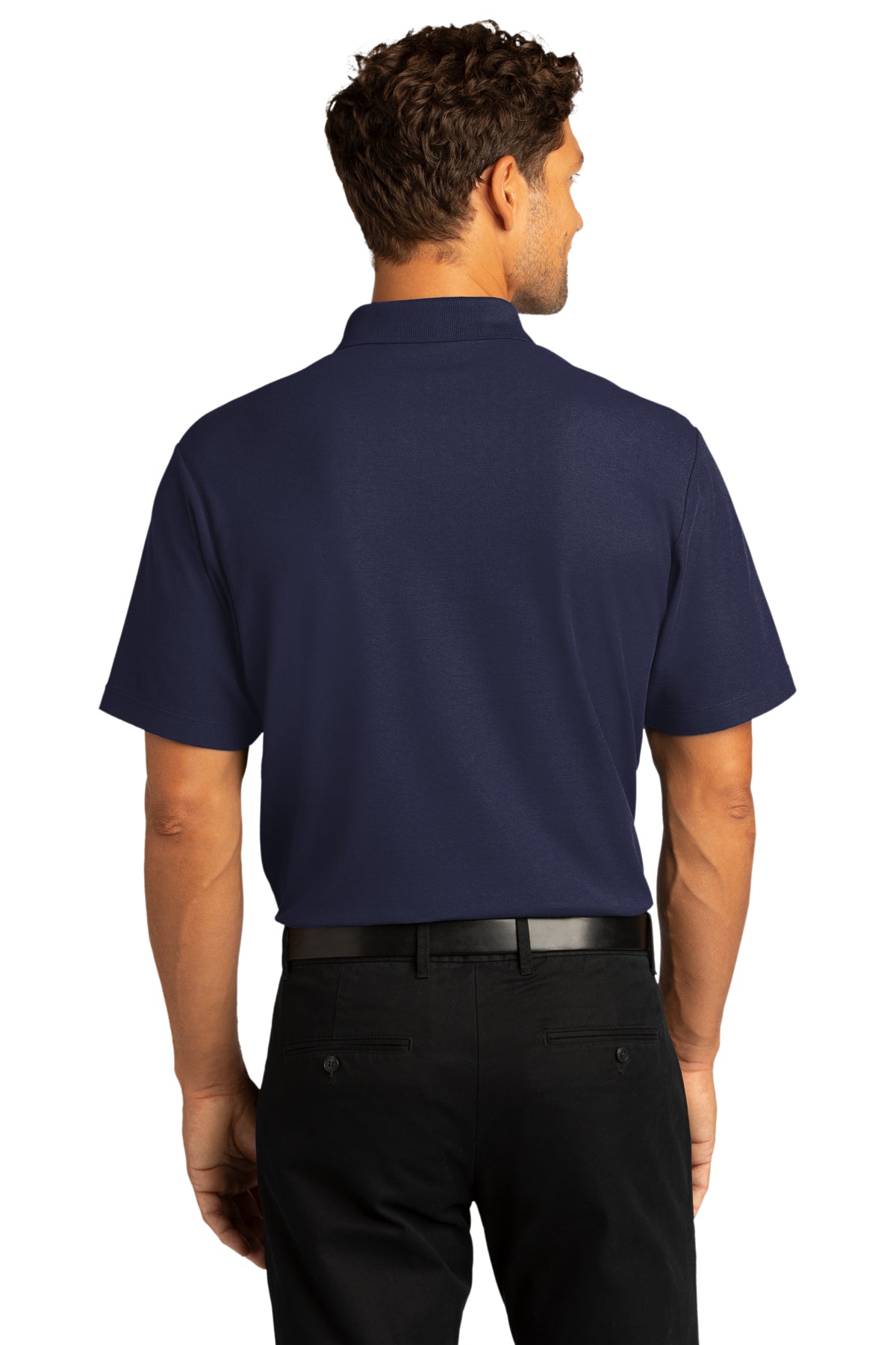 Port Authority SuperPro React Custom Polos, True Navy [Lake Erie Arms]