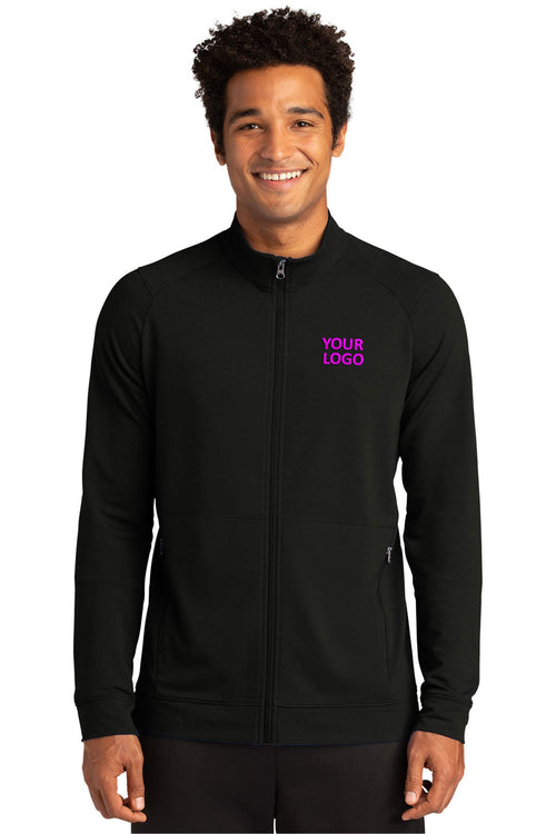 Sport-Tek Women's Custom Sport-Wick Flex Fleece Full-Zips, Black