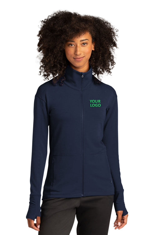 Sport-Tek Custom Sport-Wick Flex Fleece Full-Zips, True Navy