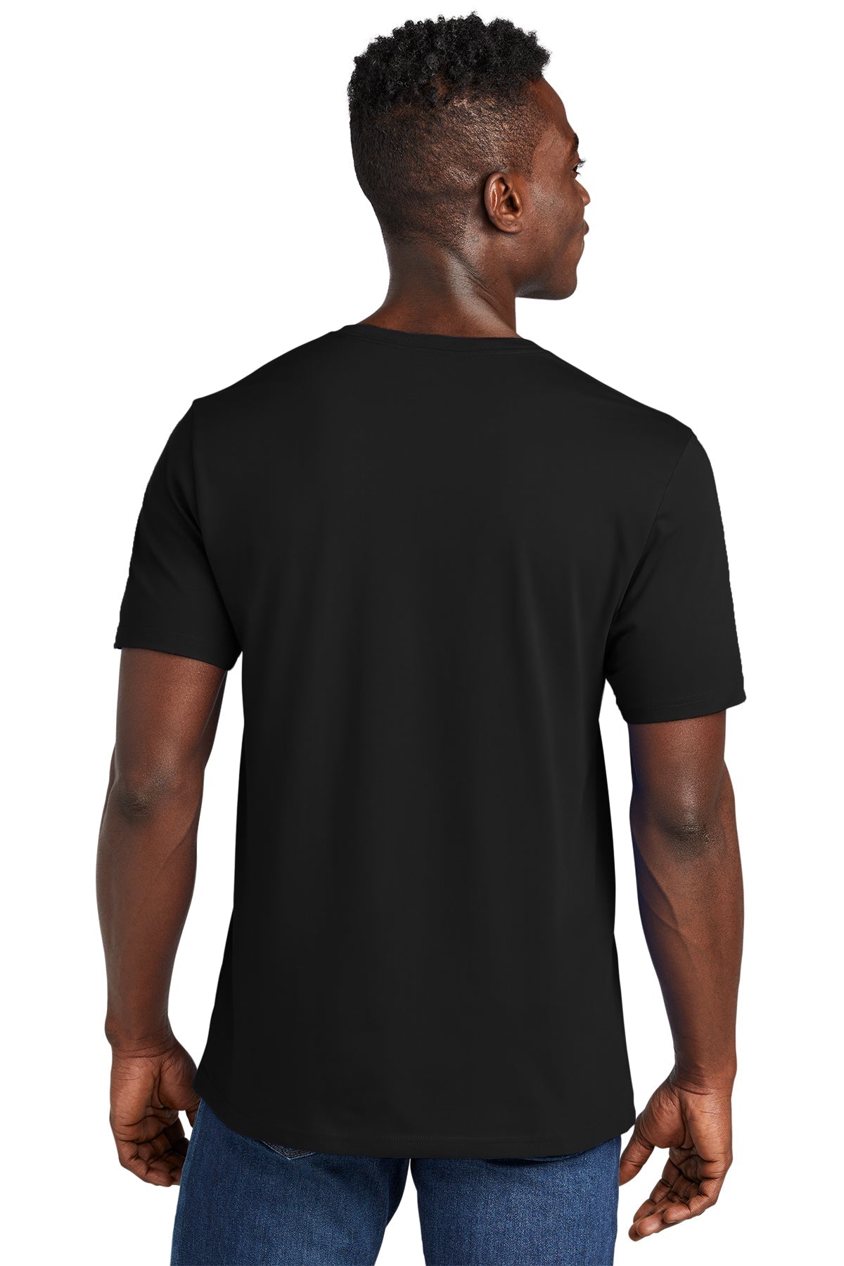 Allmade Unisex Organic Cotton Branded Tee, Deep Black [The Braff Group]