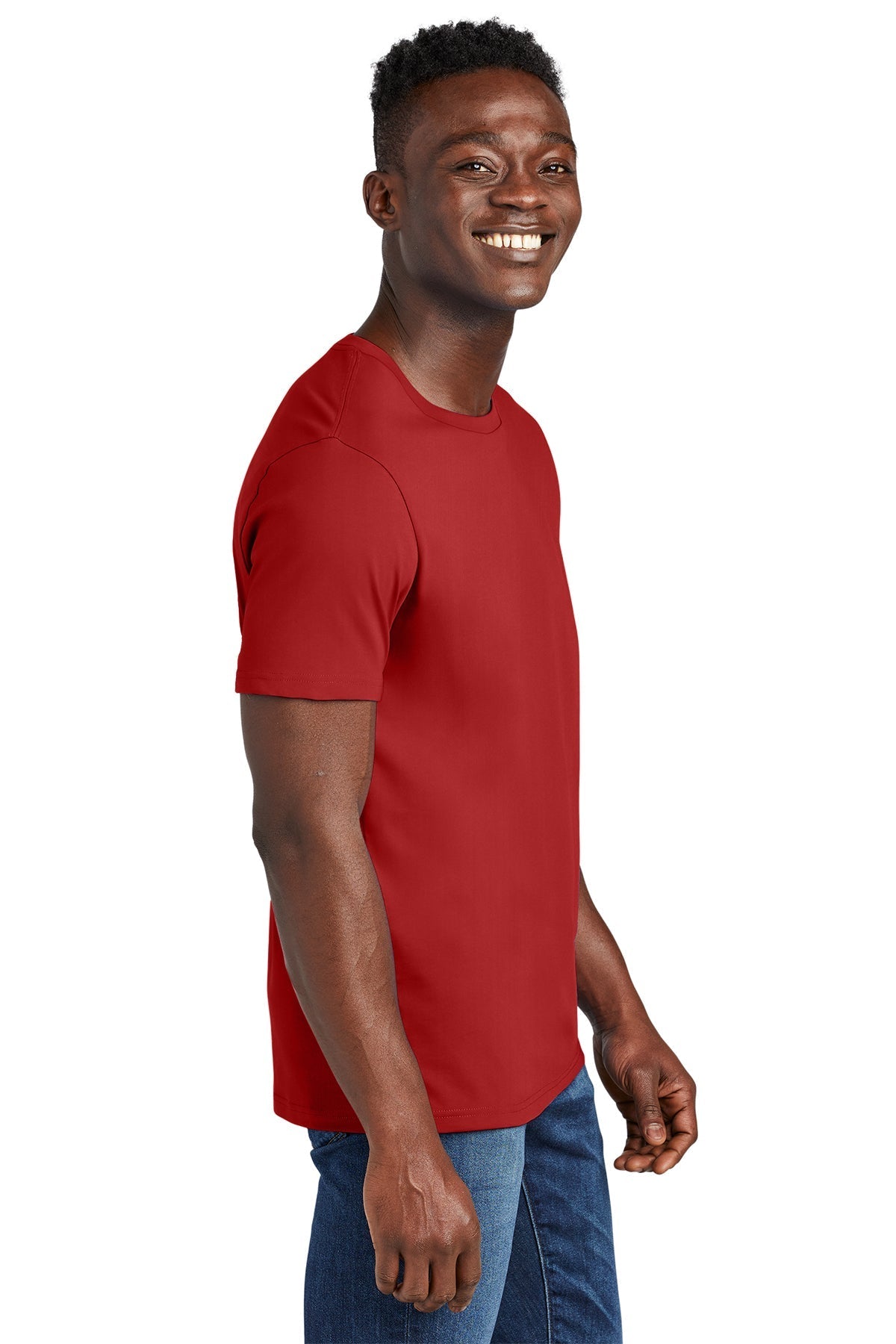 Allmade Unisex Organic Cotton Branded Tee, Revolution Red [Sherpa LLC]