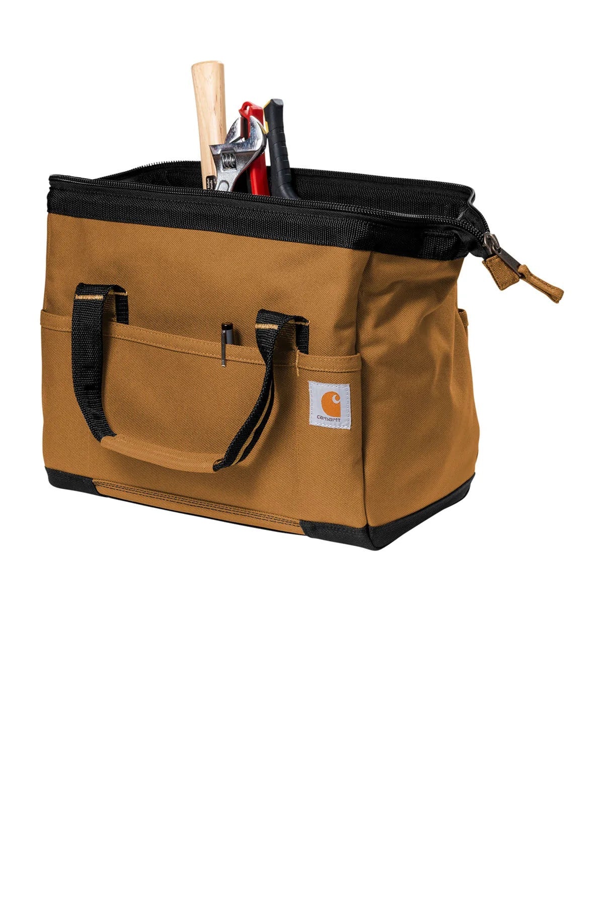 Carhartt Foundry Series 14 Customized Tool Bags, Carhartt Brown [Solar Pile Driver]