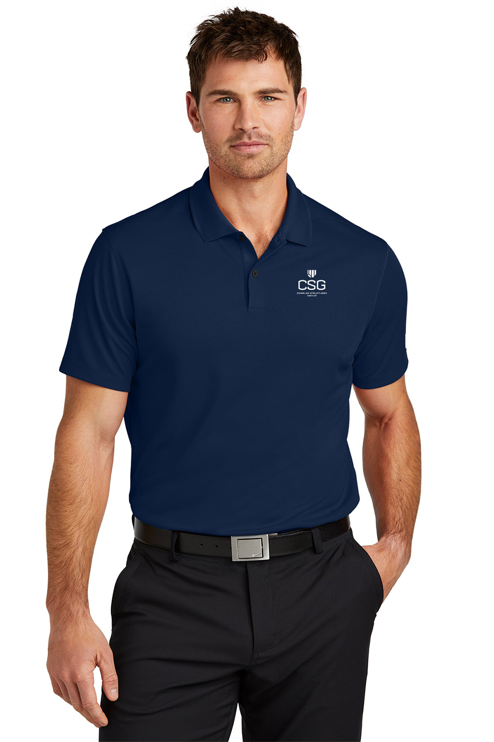 Nike Victory Solid Polo, College Navy [Complex Structures Group]