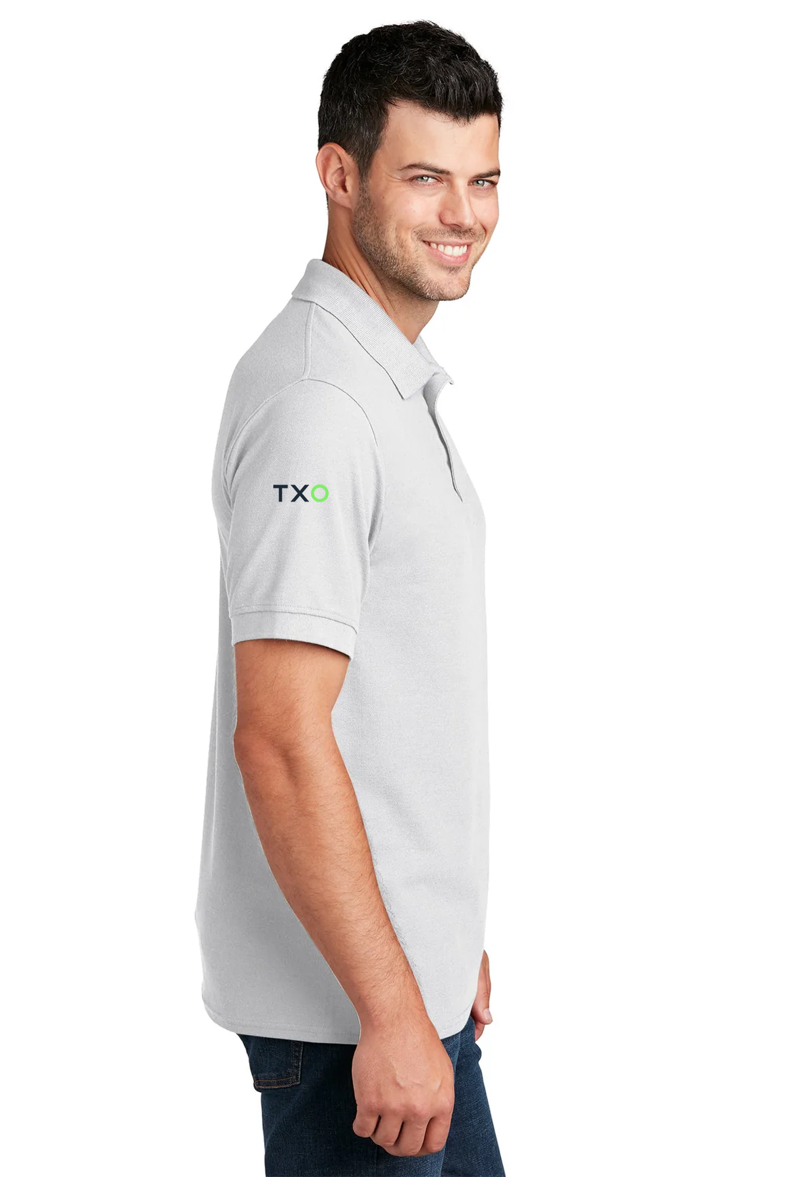 Port & Company Pique Polo, White [TXO]