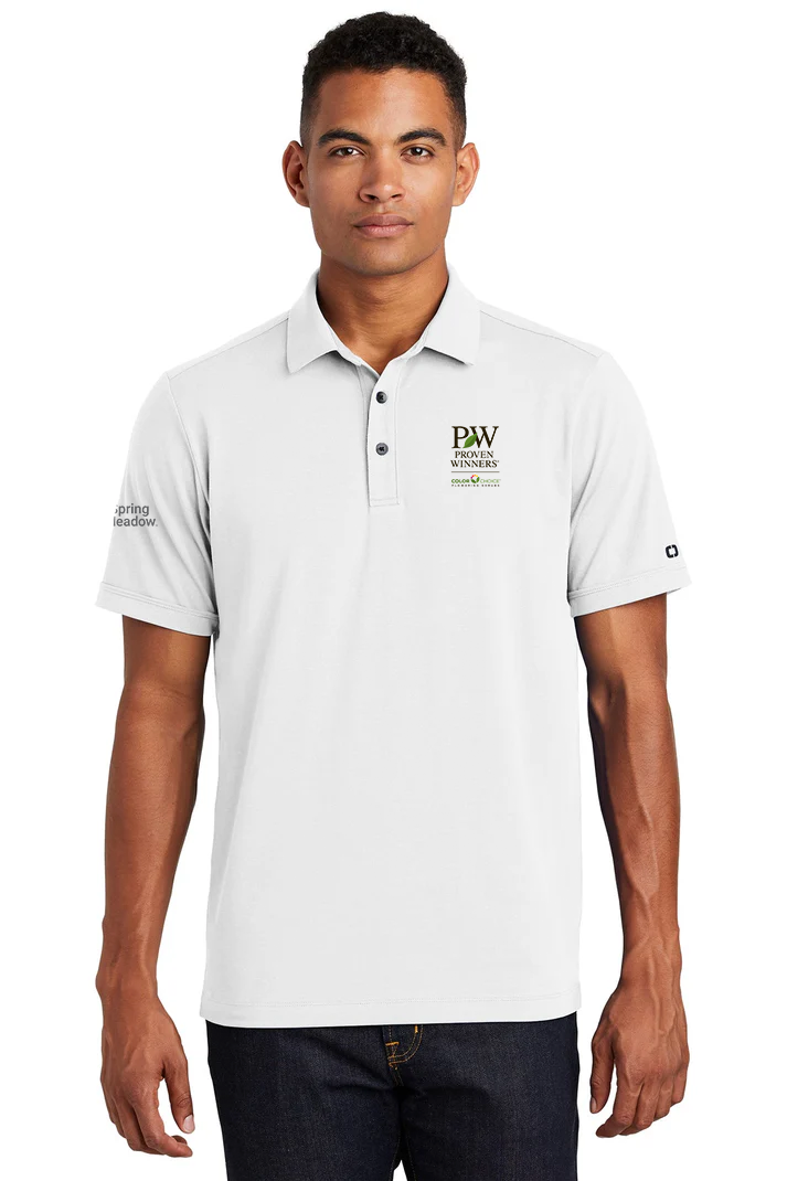 OGIO Limit Polo, Bright White [Spring Meadow Nursery]