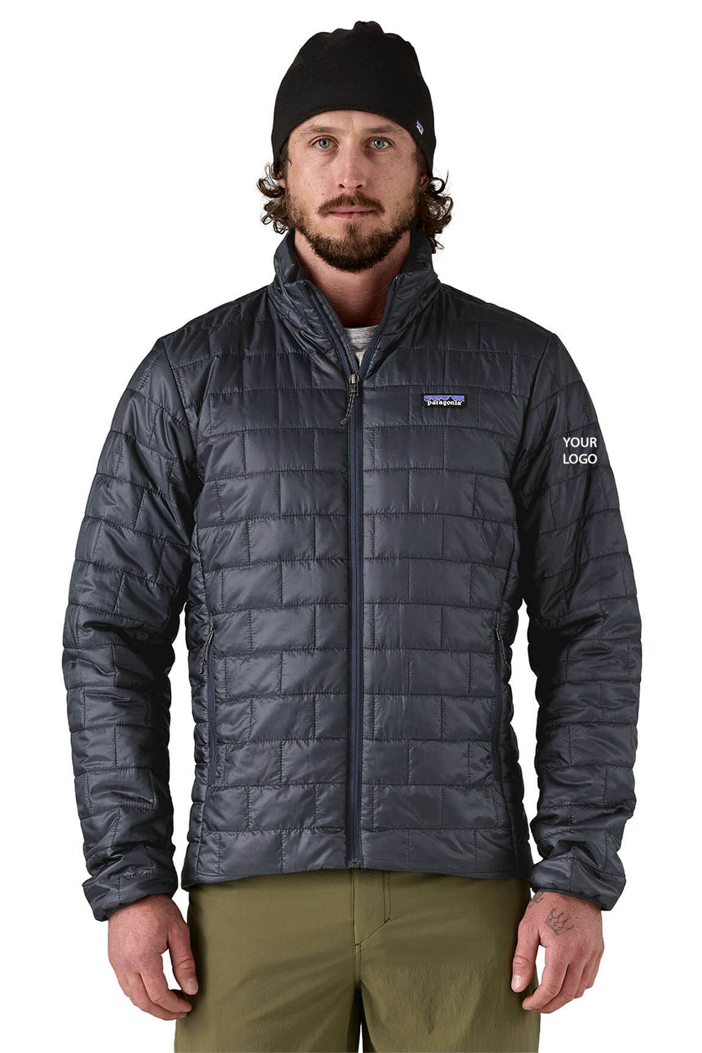 Patagonia Nano Puff Custom Jackets, Smolder Blue