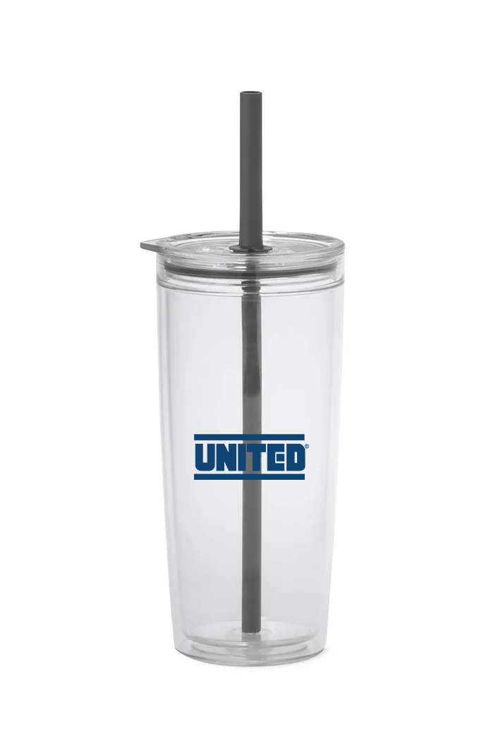 MiiR Everywhere 16 Oz Straw Tumbler, Clear [United Rolls]