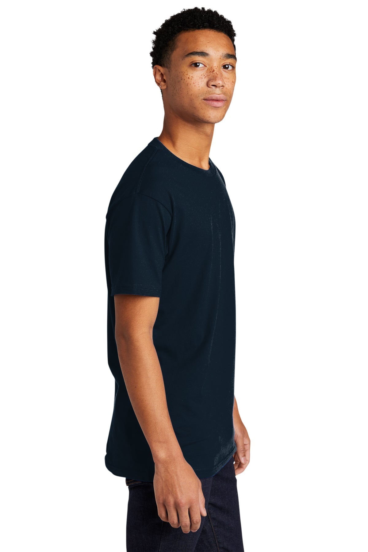 Next Level Unisex Cotton Custom Tee's, Midnight Navy [Tongue Point Job Corps]