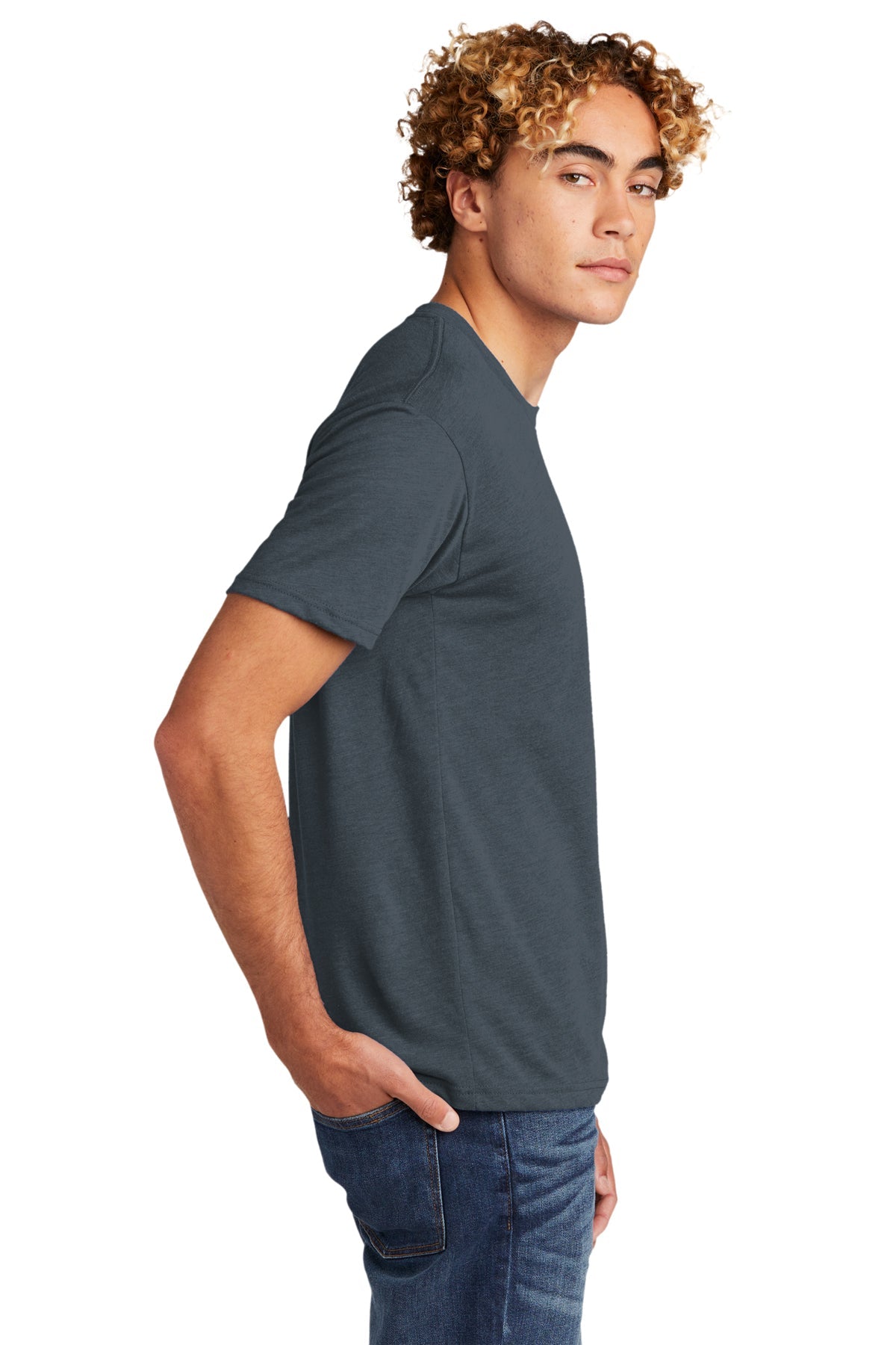 Next Level Unisex Tri Blend Customized Tee's, Indigo [Crouse Community Center, Inc.]