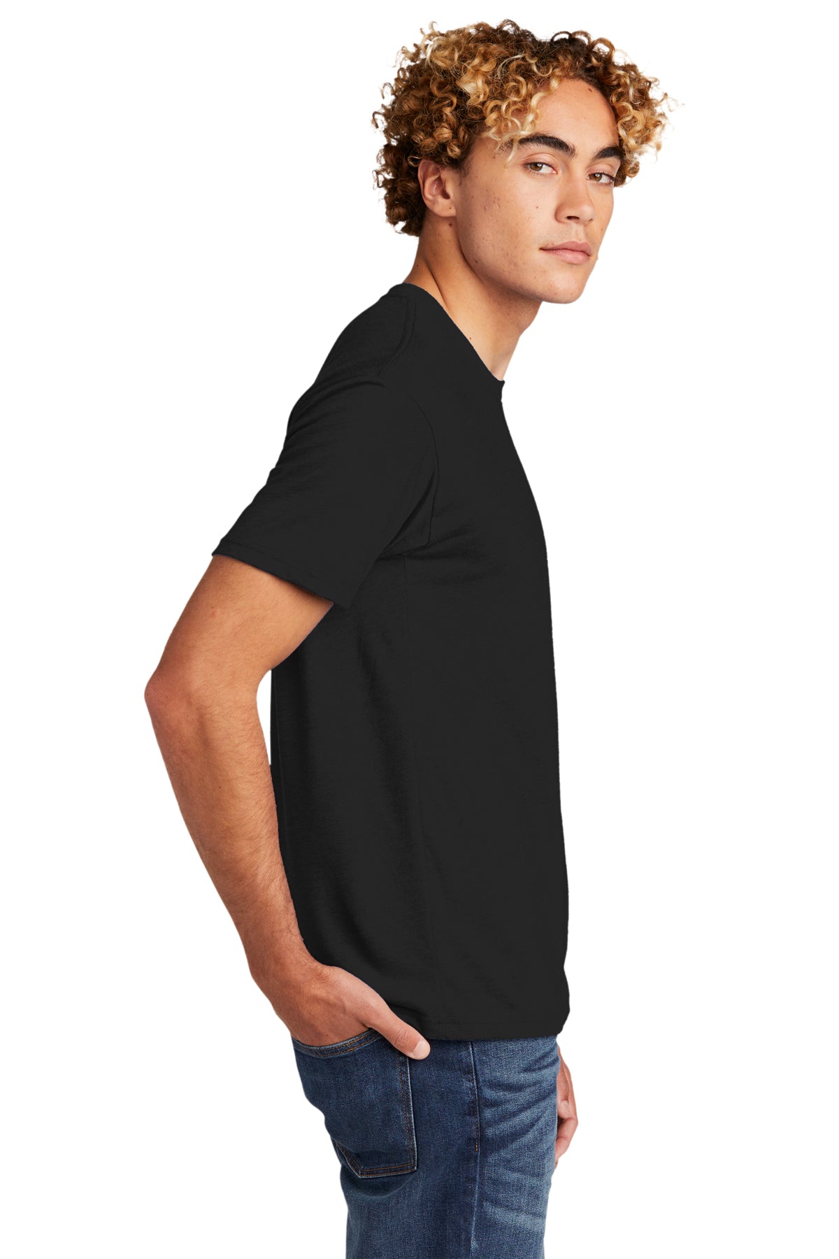 Next Level Unisex Tri Blend Tee, Solid Black [Fooda]