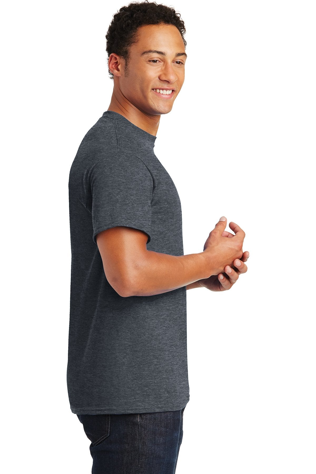 Gildan Dryblend Cotton Poly T Shirt Dark Heather [sean@hearthcorp.com]