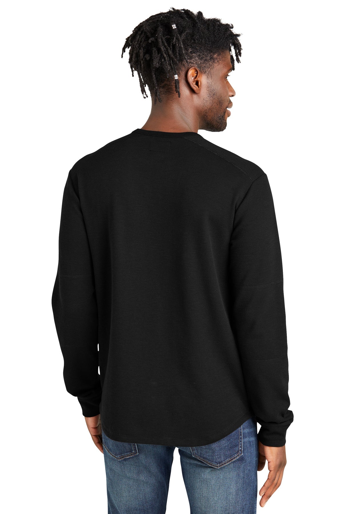 New Era Thermal Long Sleeve Custom T Shirts, Black [Milford Mining Company Utah]