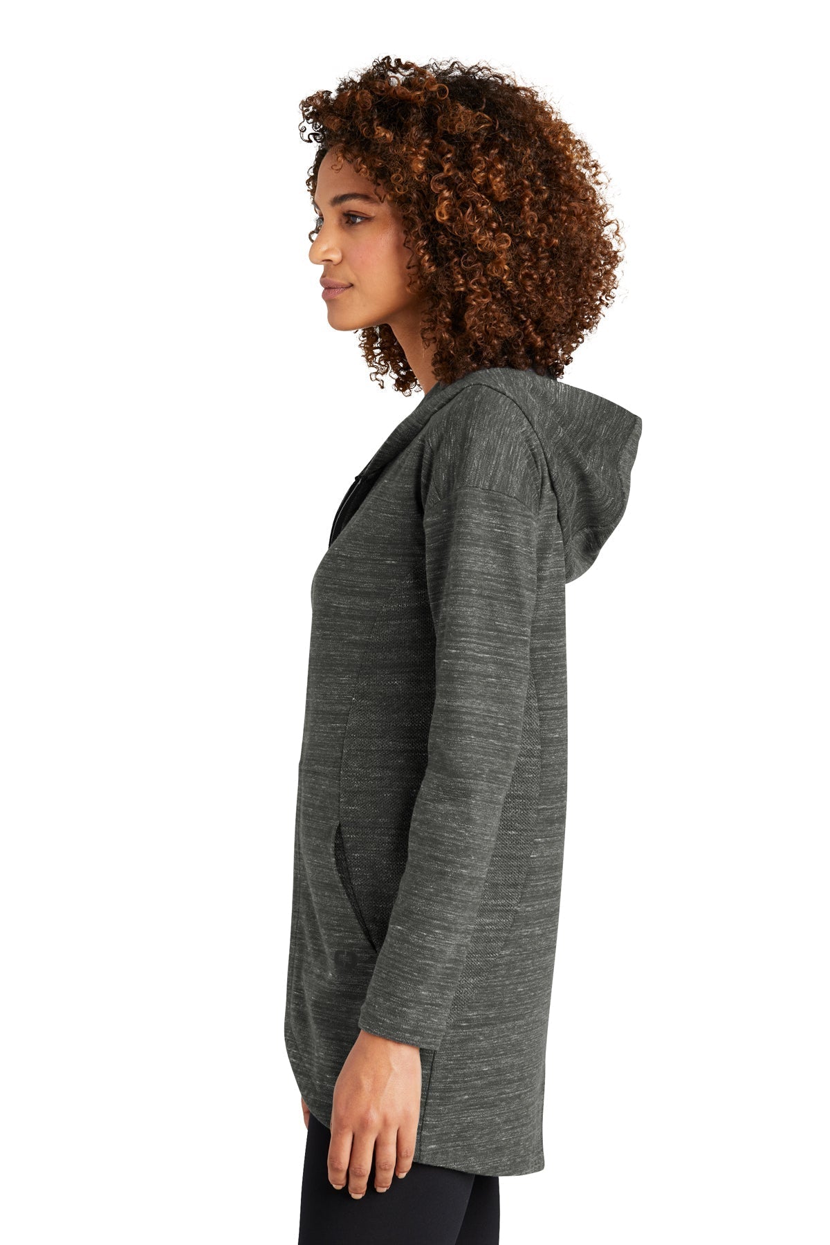 OGIO Ladies Flux Custom Full-Zip Hoodies, Tarmac Grey [Fooda]