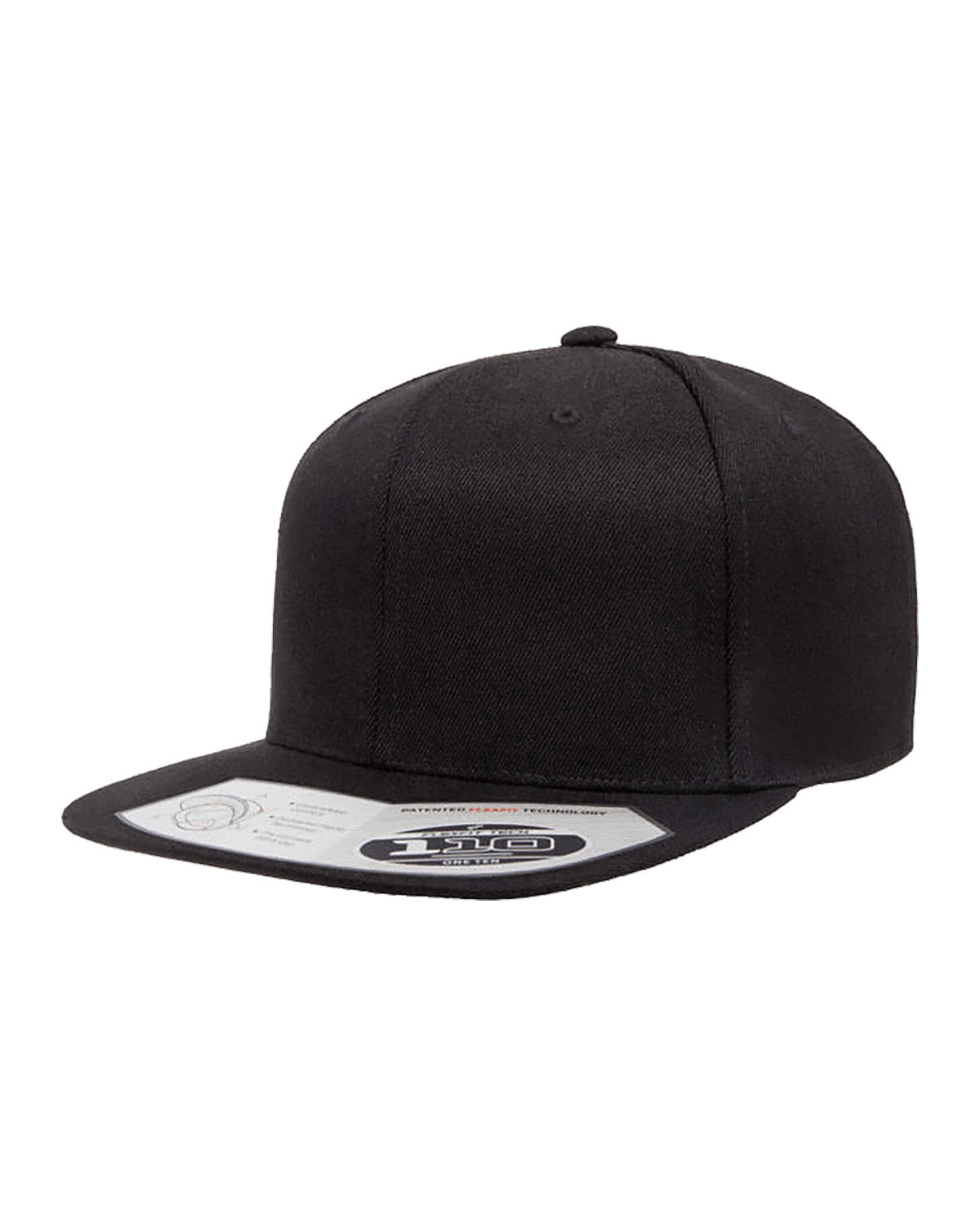 Flexfit Wool Blend Snapback Customized Caps, Black [LeVecke]