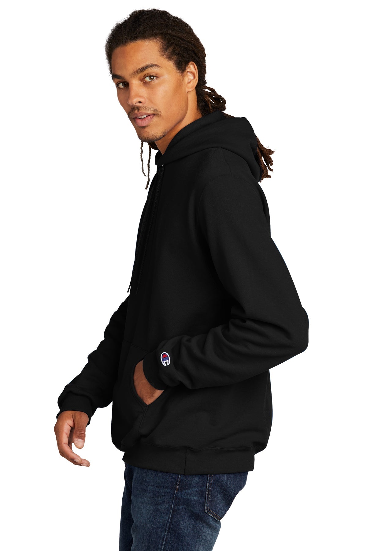 Champion Eco Fleece Pullover Hoodie, Black [Kentucky United Methodist Children's Homes]