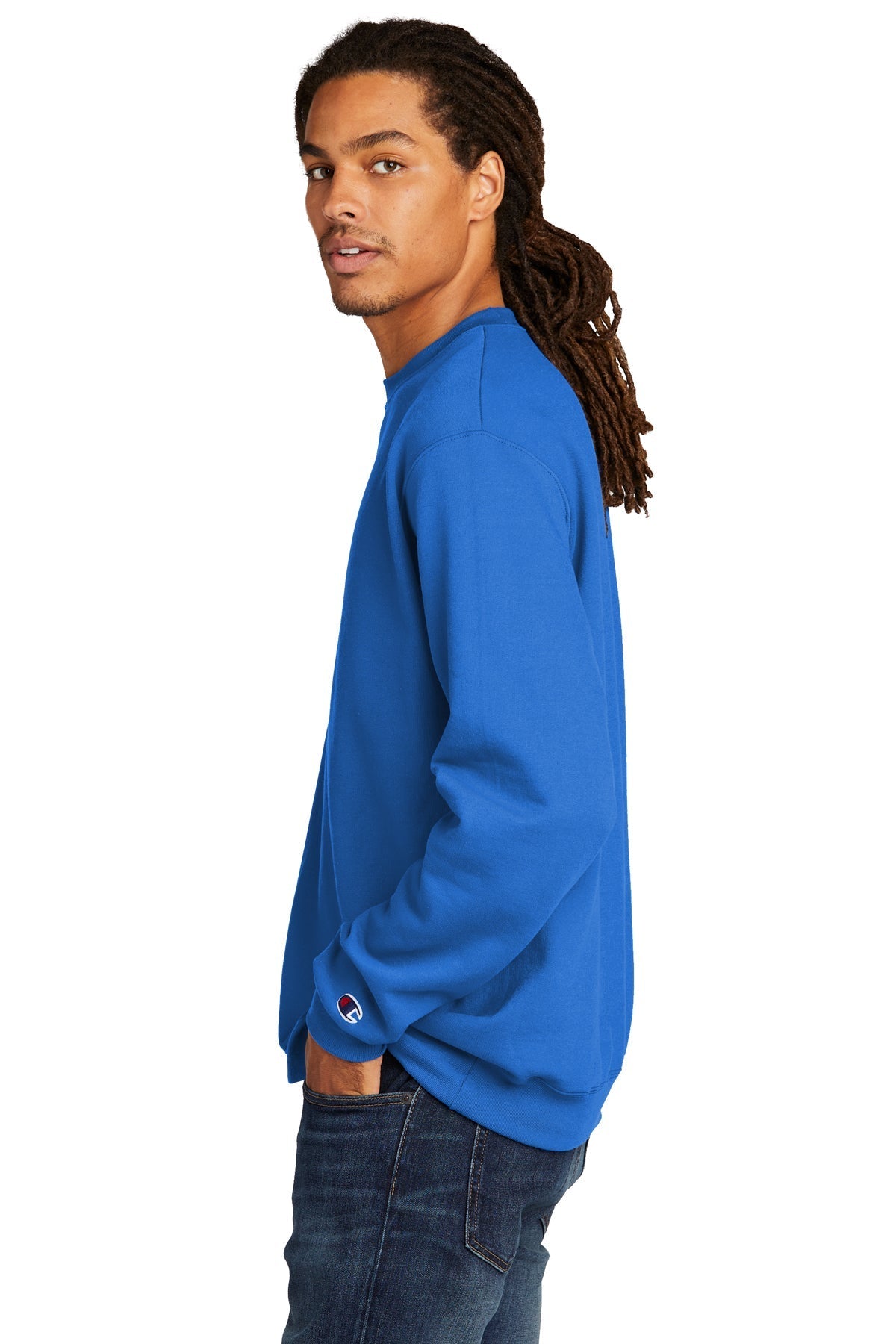 Champion Eco Fleece Crewneck Sweatshirt, Royal Blue [Kentucky United Methodist Children's Homes]
