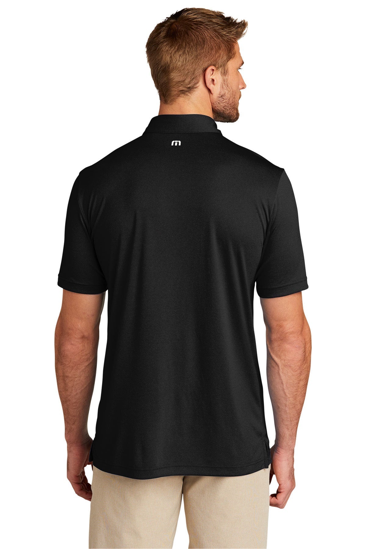 TravisMathew Coto Performance Polo Black [PBLA Surveying INC]