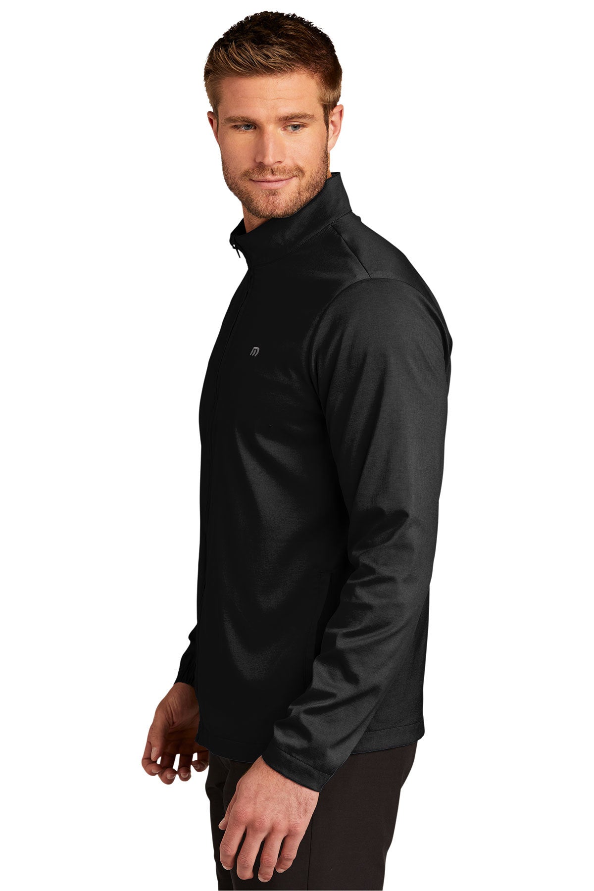 TravisMathew Surfside Full-Zip Jacket Black [Calvada Surveying Inc]
