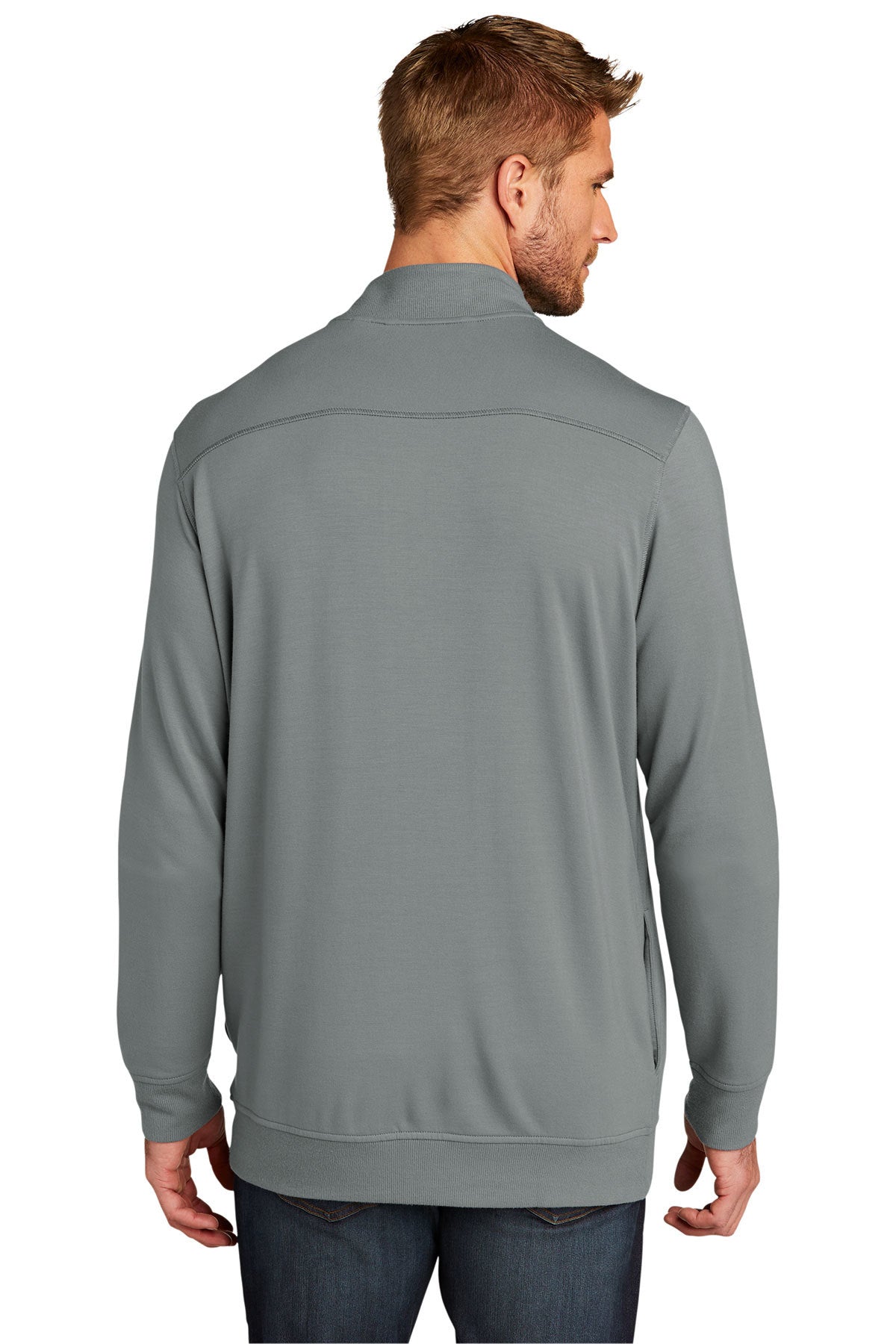 TravisMathew Newport 1/4-Zip Fleece Quiet Shade Grey [Cunningham & Associates, LLC]