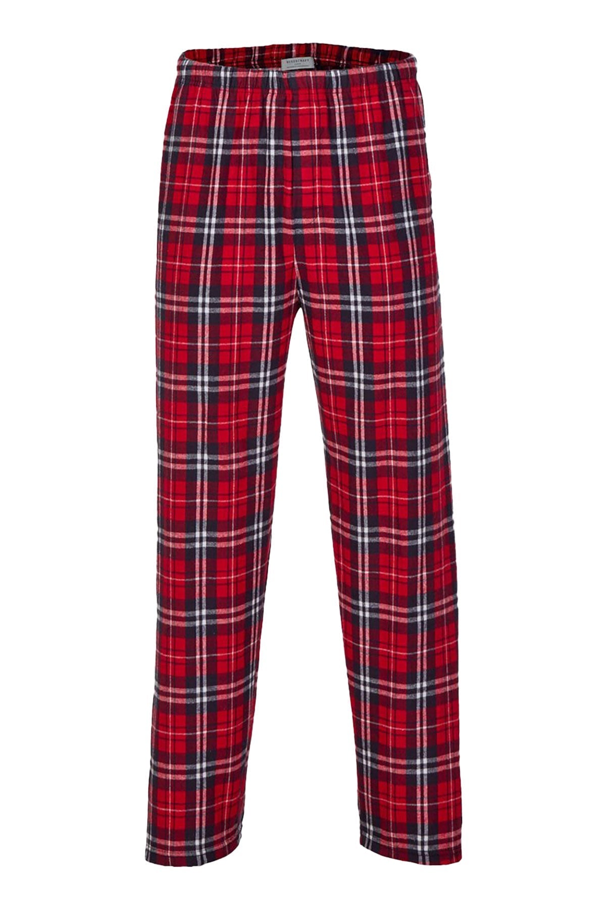 Boxercraft Harley Flannel Custom Pants, Navy/ Red Plaid [Tetralogicx]