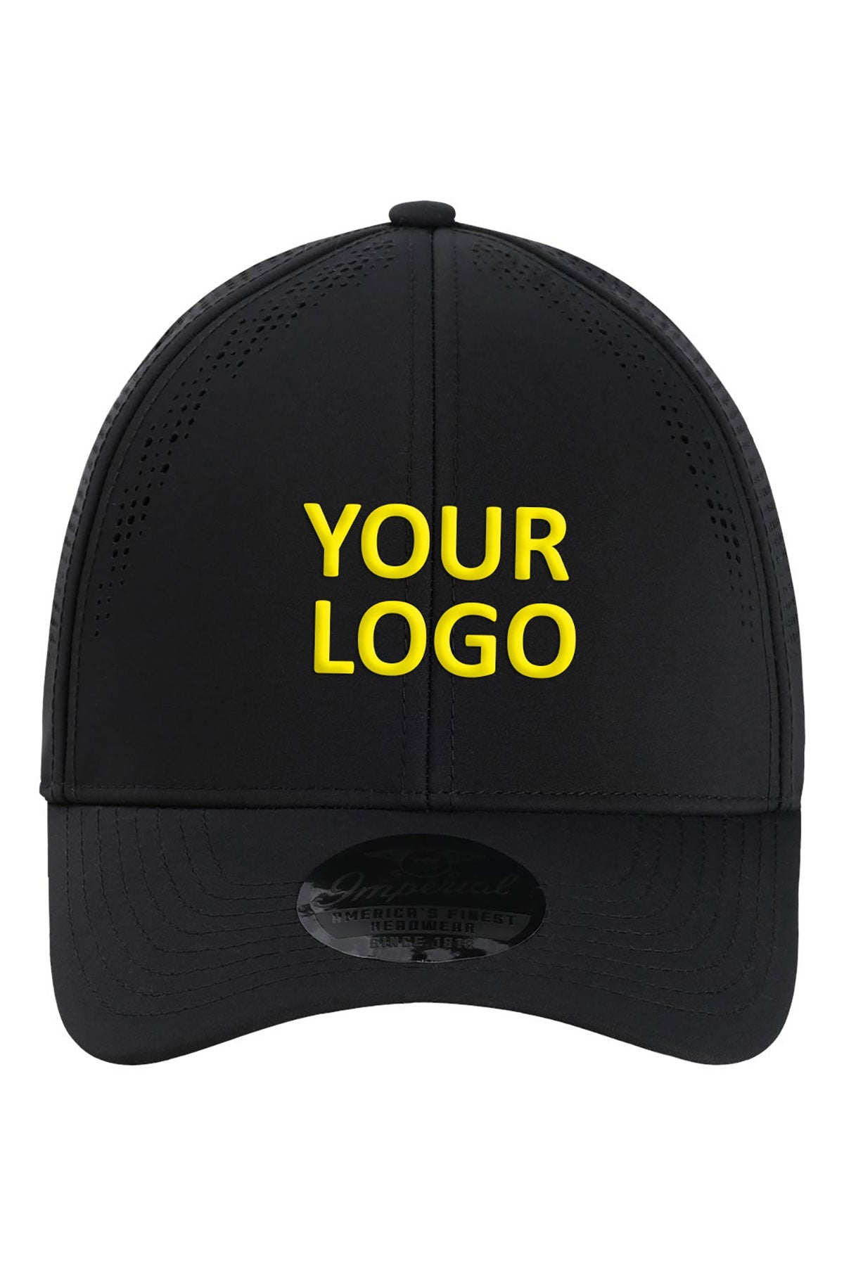 Imperial The Alpha Custom Caps, Black