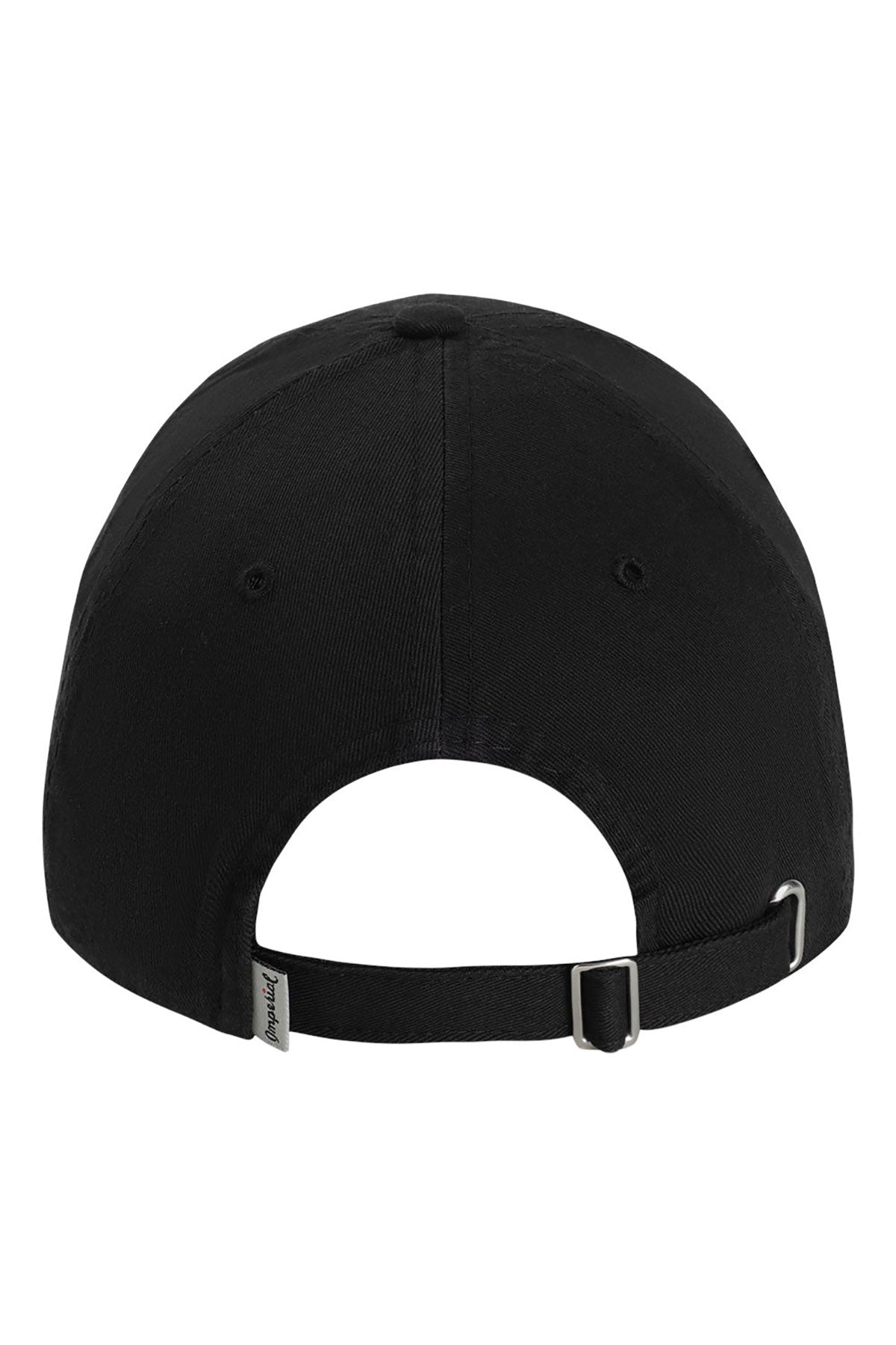 Imperial The Original Buckle Custom Dad Hats, Black [Booster]