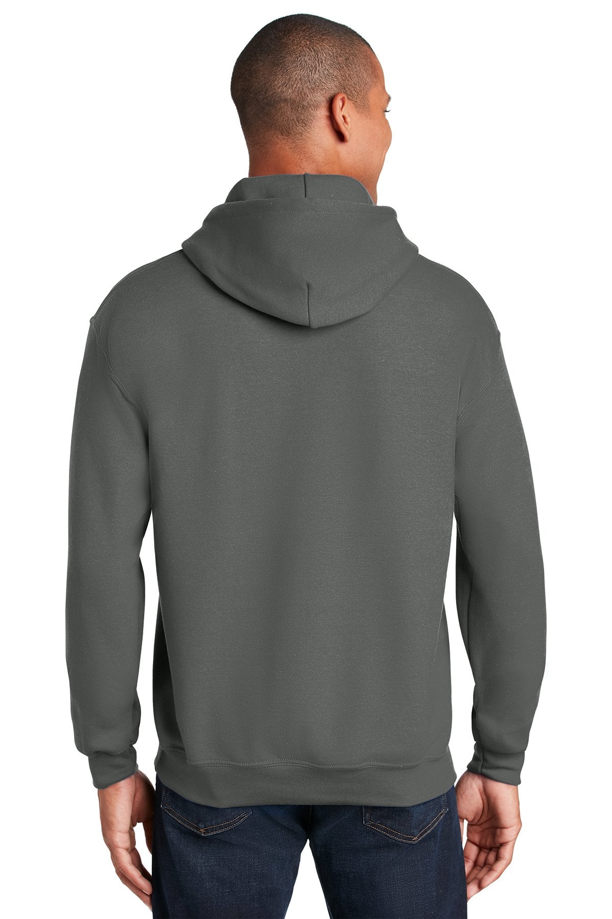Gildan Heavy Blend Hooded Sweatshirt Charcoal [Simple Construction]