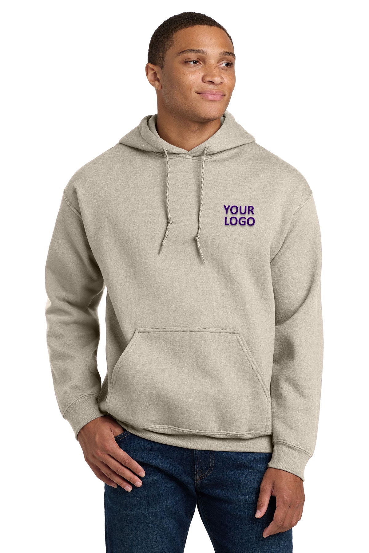 Gildan Sand 18500 custom design sweatshirts