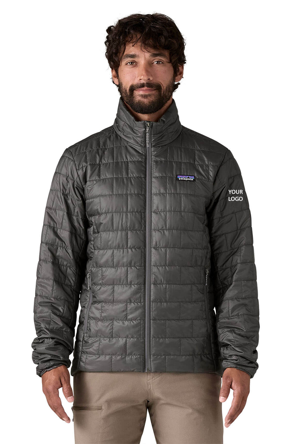 Patagonia Nano Puff Custom Jackets, Forge Grey