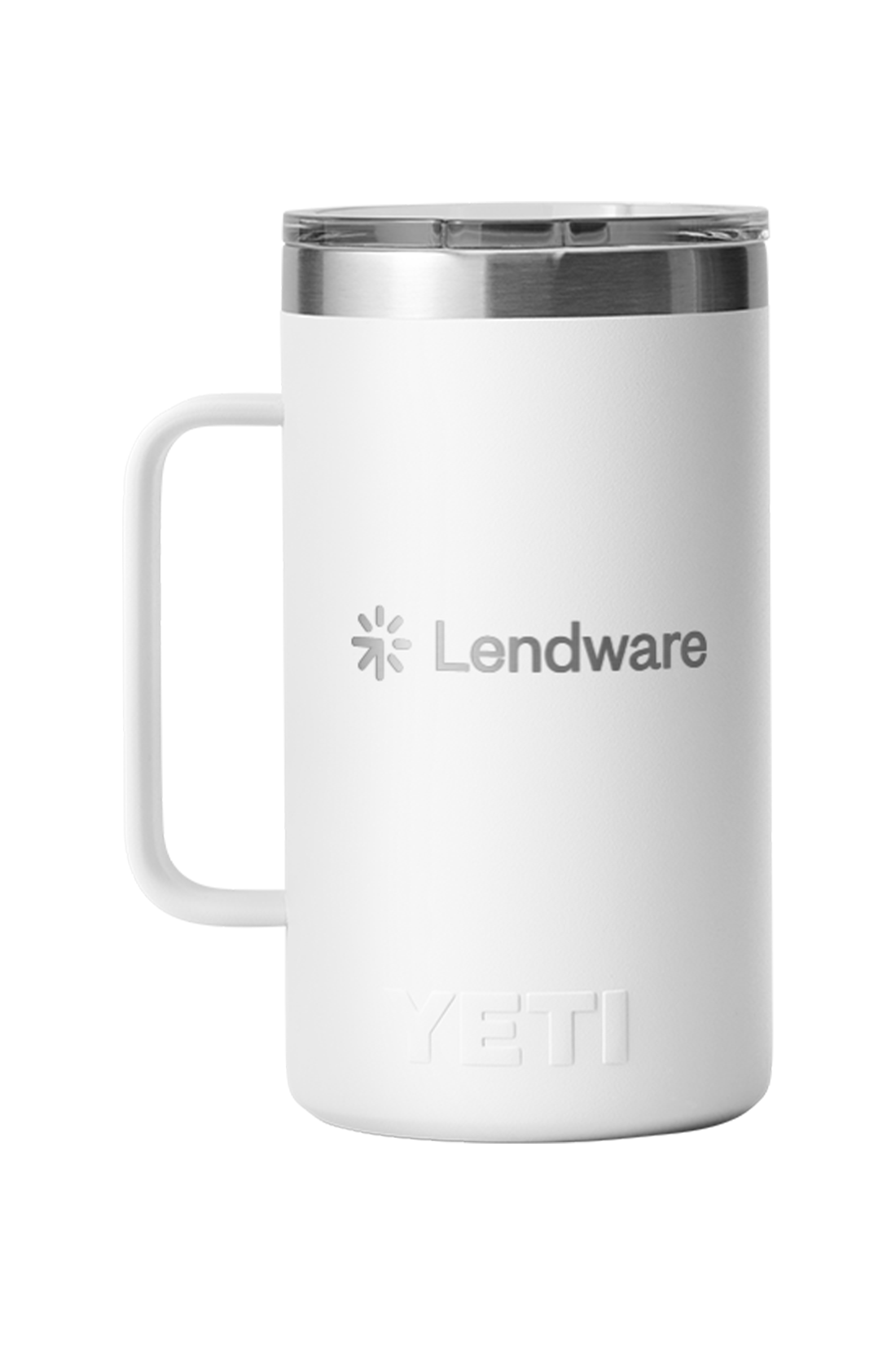 YETI Custom 24 oz Mug with Magslider Lid, White [Lendware]