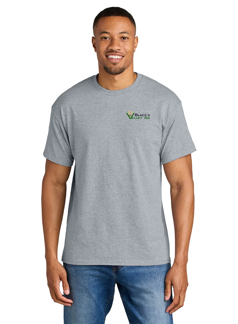Gildan Dryblend Cotton Poly T Shirt, Sport Grey [Black's Valley AG]