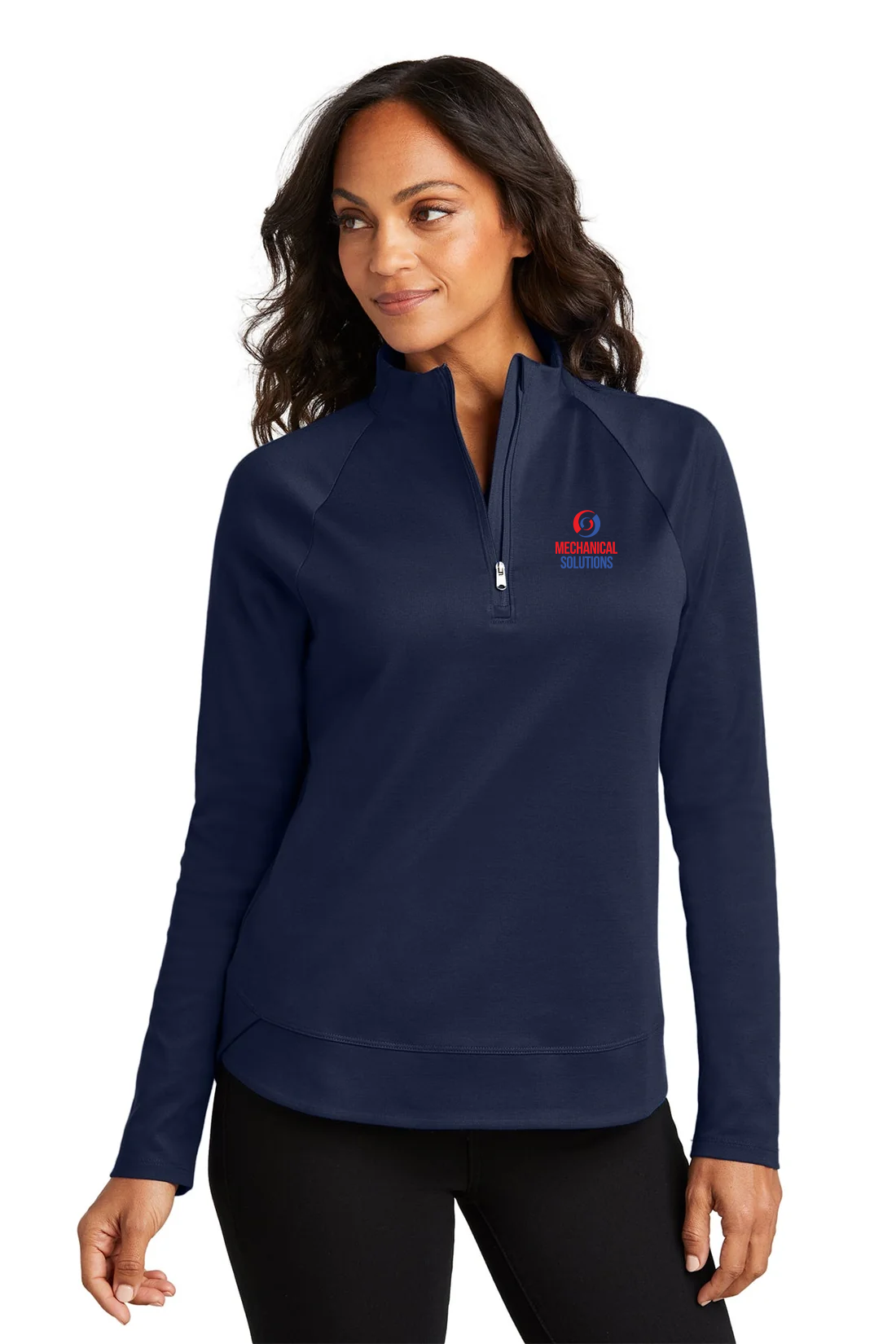 Port Authority Ladies C-Free Cypress 1/4-Zip, True Navy [Mechanical Solutions]