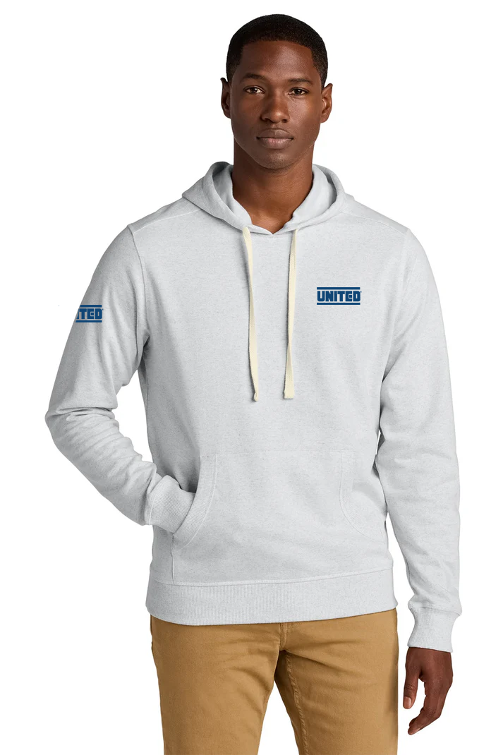 District Re-Fleece Hoodie, Ash [United Rolls]