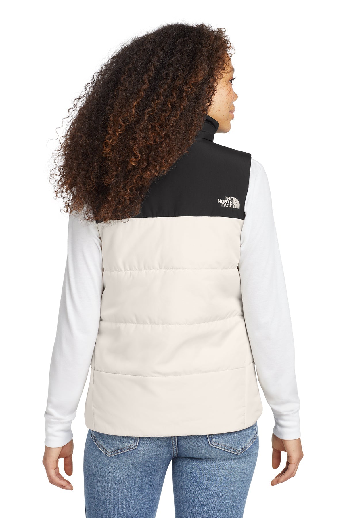 The North Face Womens Everyday Custom Insulated Vests, Vintage White [CEI Consulting]