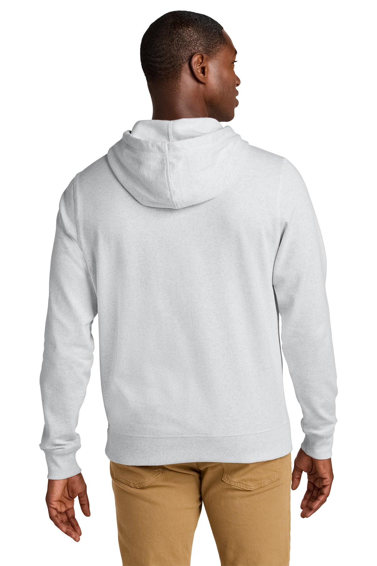 District Re-Fleece Custom Hoodies, Ash [United Rolls]