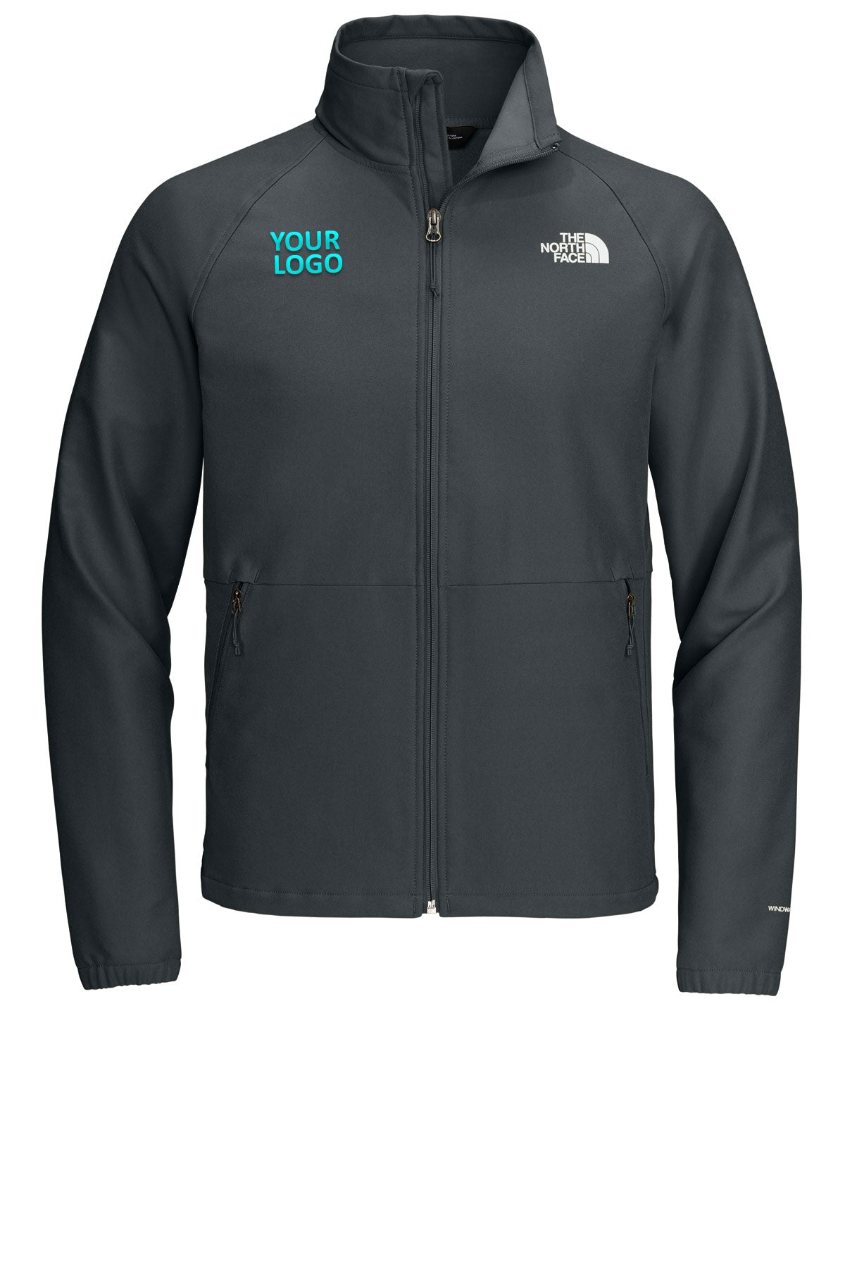 The North Face Asphalt Grey Dark Heather NF0A8BUD custom logo jackets